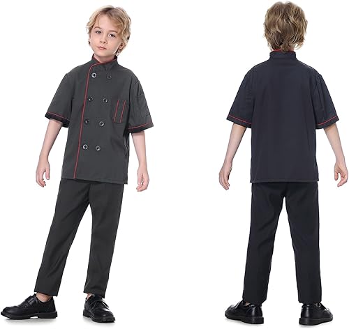 Miniatura 9 de TOPTIE Abrigo de chef para niño para disfraz de Halloween