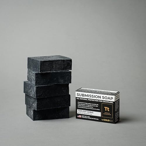 Miniatura 6 de Jabón de aceite de árbol de té de alta calidad  Jabón en barra fabricado en Estados Unidos para BJJ, Jiu Jitsu, lucha libre y grappling (paquete de