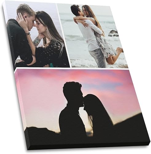 Impresiones en lienzo personalizadas con tus fotos Póster de arte de pared personalizado, regalos de fotos, lienzo enmarcado para mujer, regalos de