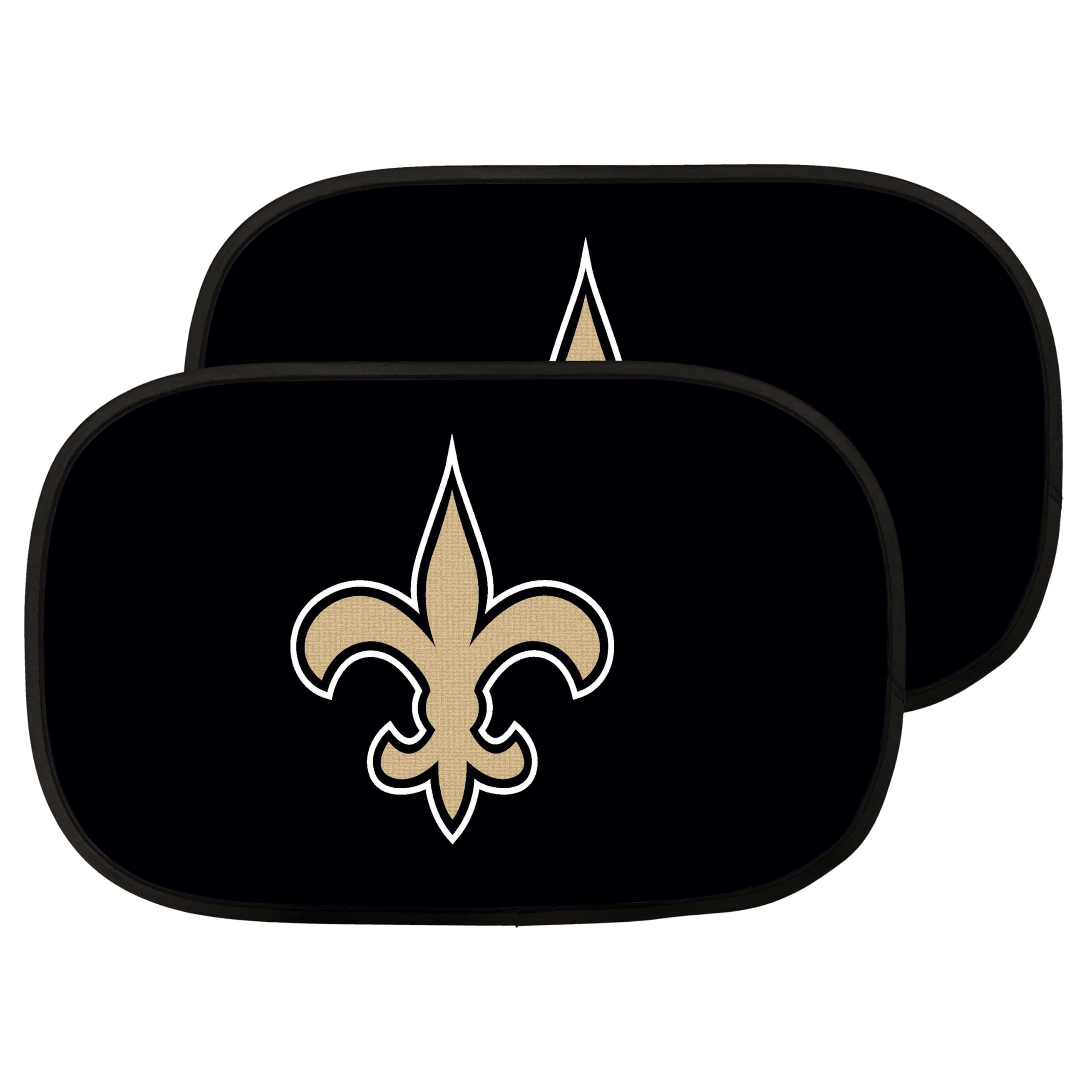 NFL New Orleans Saints Side Window Auto Shade 2 Pack