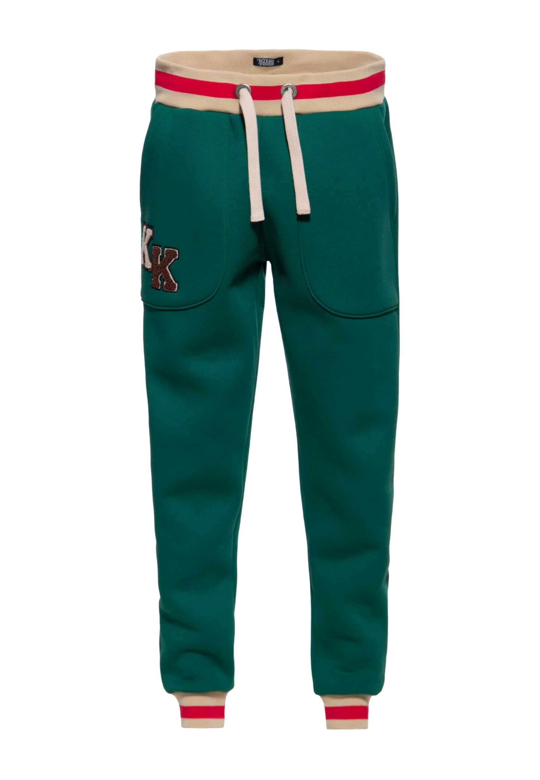 King Kerosin Herren Jogginghose · Trainingshose · Freizeithose · Sweathose · Retro · Vintage · Sporthose · College · Varsity · Bequem · Weich · Dallas