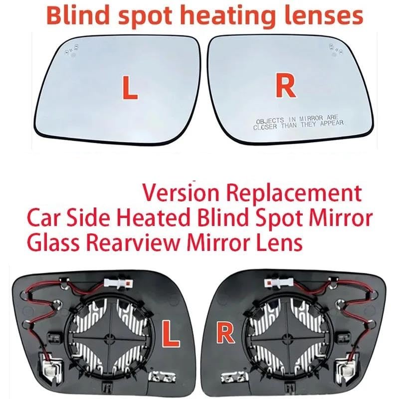 Verre rétroviseur pour Ford Explorer 2011-2019 côté chauffé avec angle mort - 3