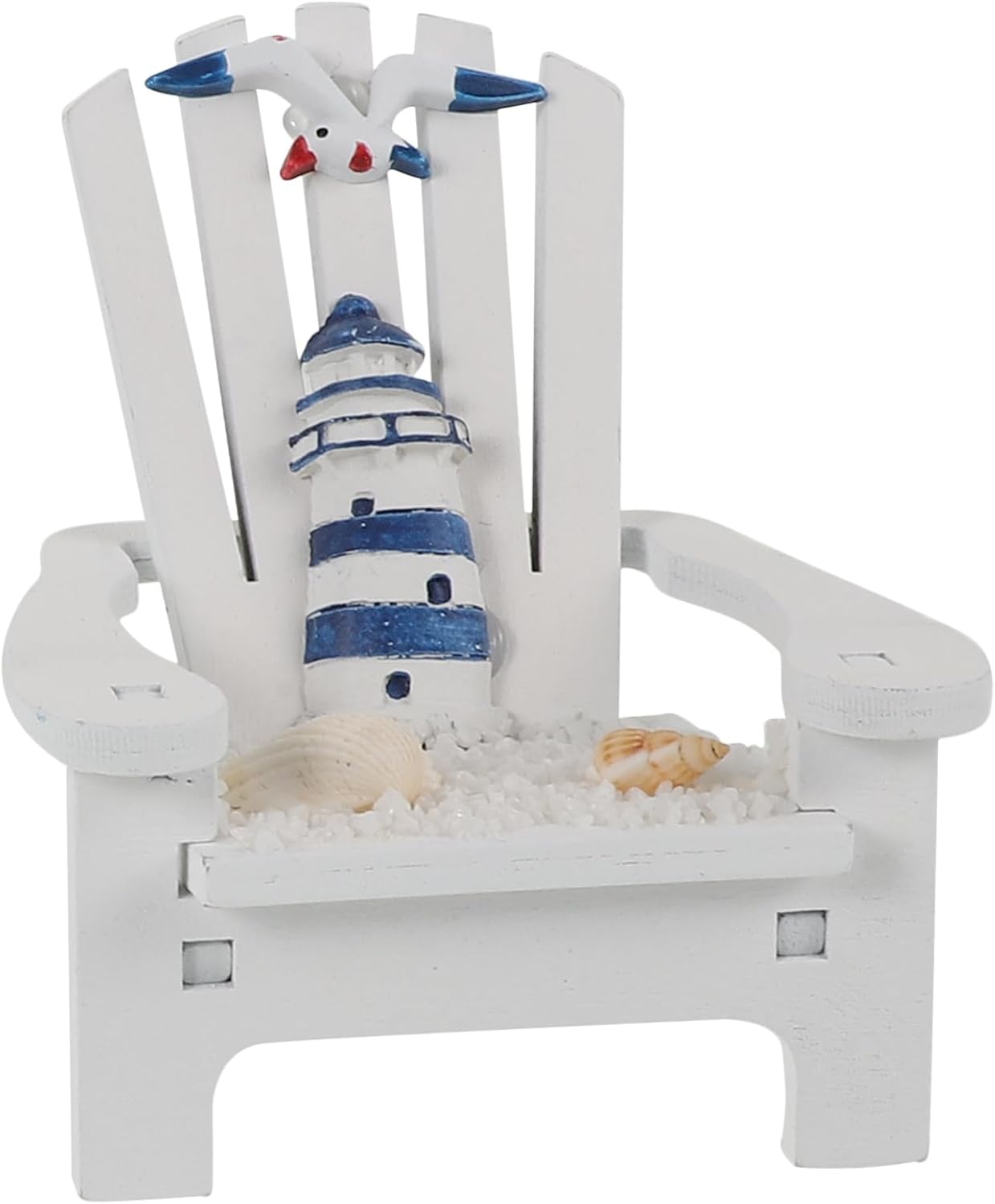 Wooden Beach Chair Ornaments Miniature Decor for Boys and Girls' Room Party Style