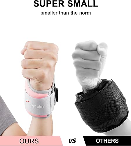 Miniatura 3 de Fragraim Pesas de muñeca para mujeres y hombres con trabillas para el pulgar, 1 libra, 2, 1.5 libras, 2, 2 libras, 2, 2, 2, 3 libras, 2 libras, 2