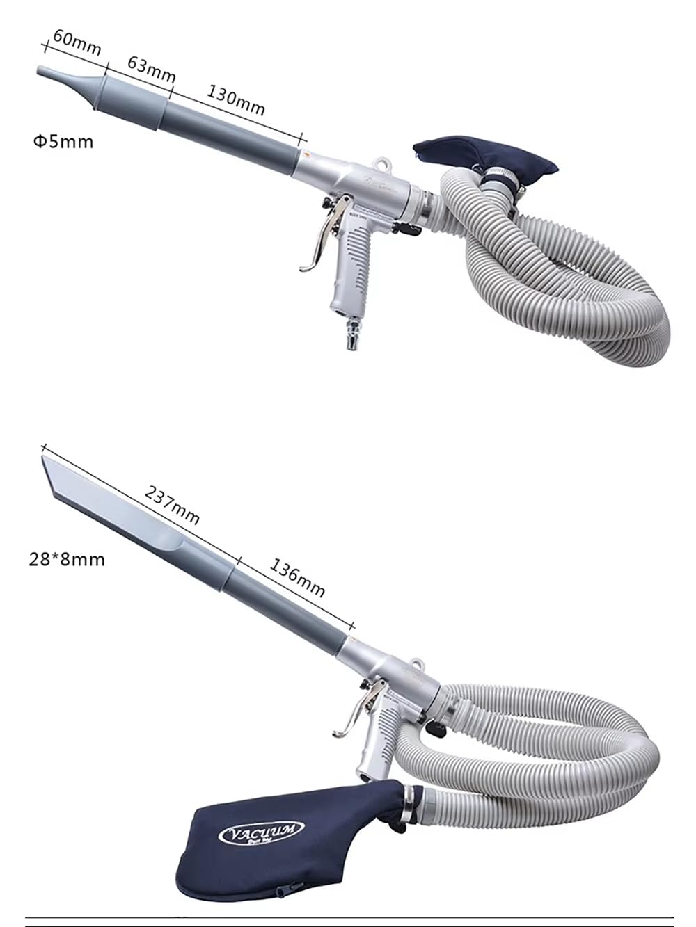 Toplionace Pistolet Sprężonego Powietrza, Dmuchawa Sprężonego Powietrza, środek do Czyszczenia Samochodów, Dwufunkcyjny Pistolet Ssący i Dmuchawa
