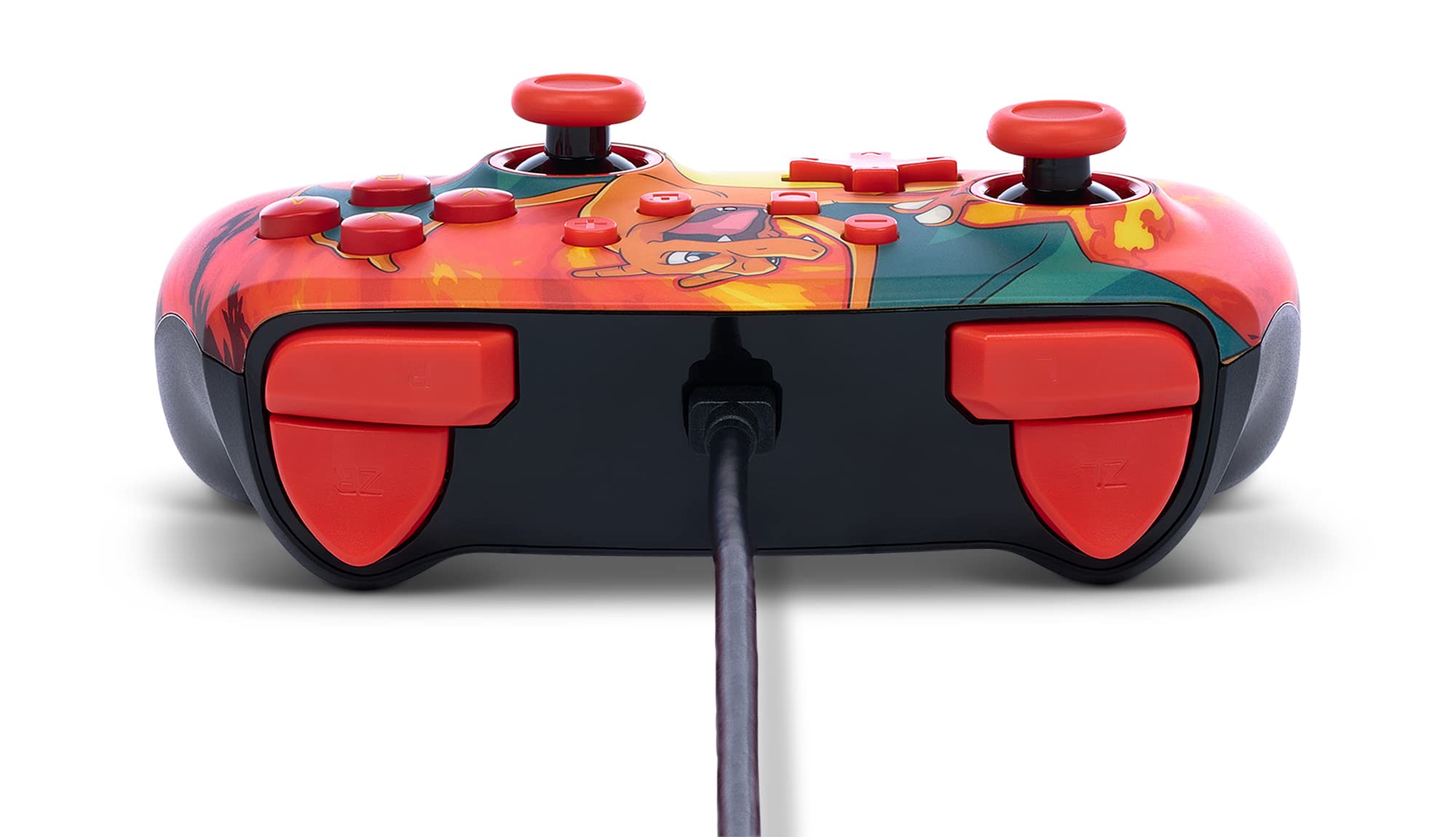 PowerA Verbesserter Controller für Nintendo Switch Pokémon Charizard Vortex Gamepad Kabelgebunden Offiziell Lizenziert