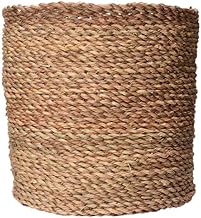 Handmade Halfa circular clothes storage basket, size 50 * 50