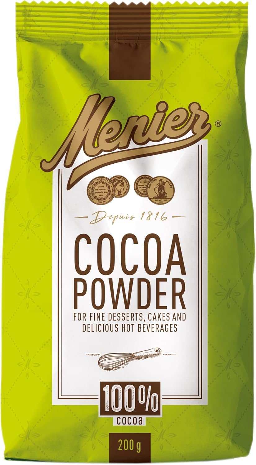 Menier 100% Cocoa Powder, 200 g (Pack of 1)