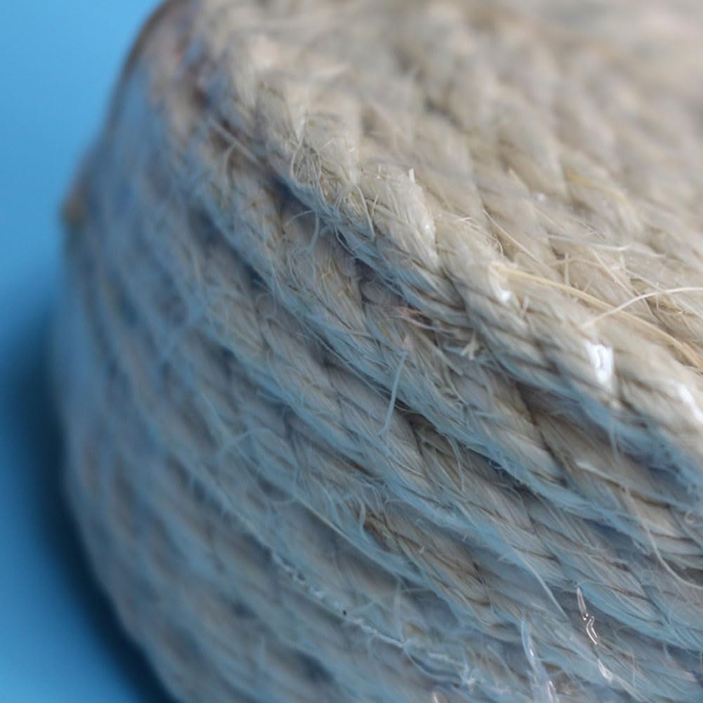 Corda Sisal Per Tiragraffi Gatti - Spessore 6mm (20m) Naturale E Resistente - Foto 12