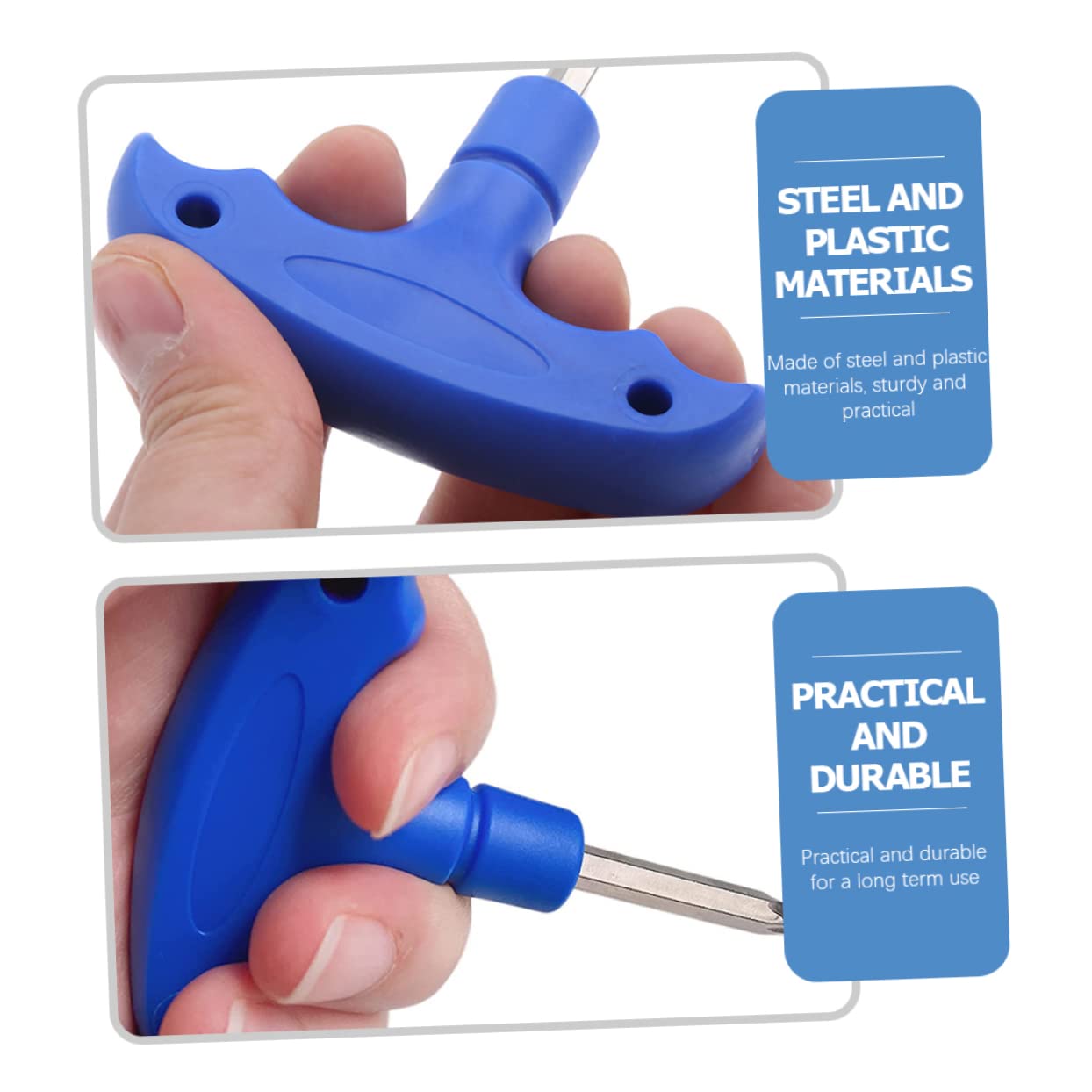 Toyvian 5 Sätze Golf Wrench T Form Tragbarer Schraubenschlüssel Für Golfschläger Reparatur Universelles Werkzeug Für Golfer Hochwertiges Und Langlebiges Golfzubehör 2 Stücke * 5