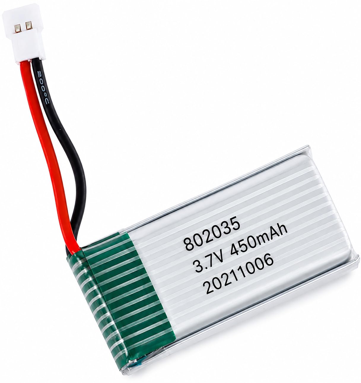 novel 3.7v lithium polymer rechargeable battery model 802035 | compact lipo battery for bluetooth devices, portable electronics, iot modules and diy applications
