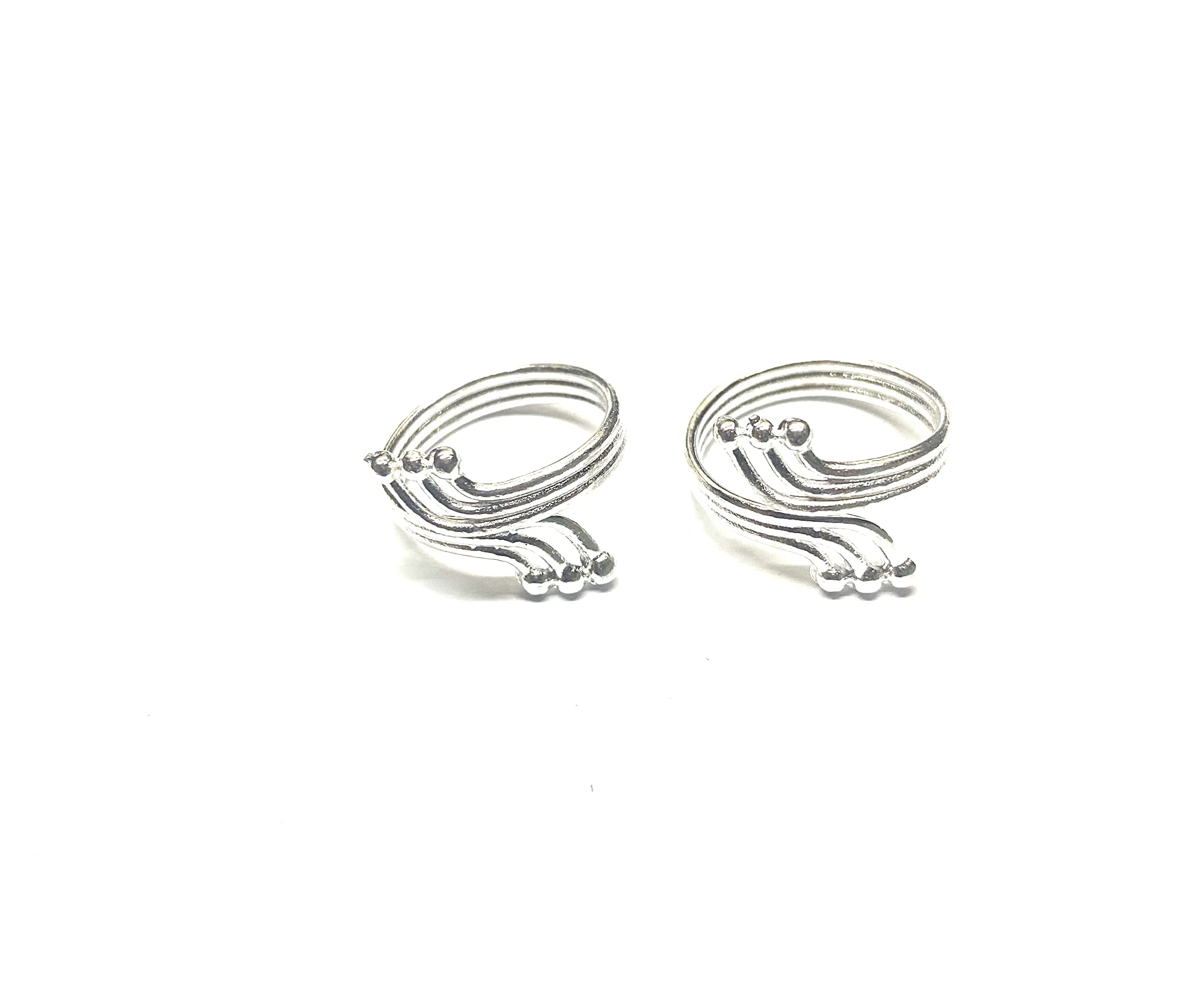 RISYANKA JEWELS Women Stylish alloy toe ring ATR2-picture-23