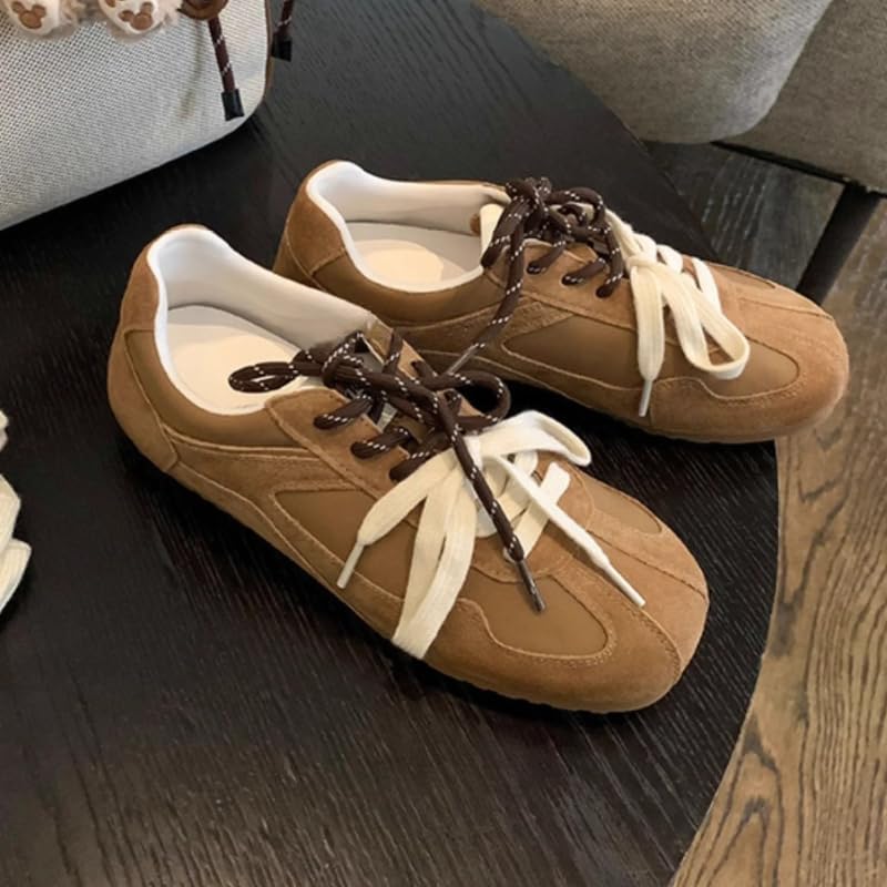 Sneakerina Ballet Sneaker Shoes Tennis & Racquet Sport Flats Women Girls - Y2K Kawaii Cute Casual Comfortable Walking Lightweight Running Soft Retro Non Slip Elegant Athleisure Trending Fashion4