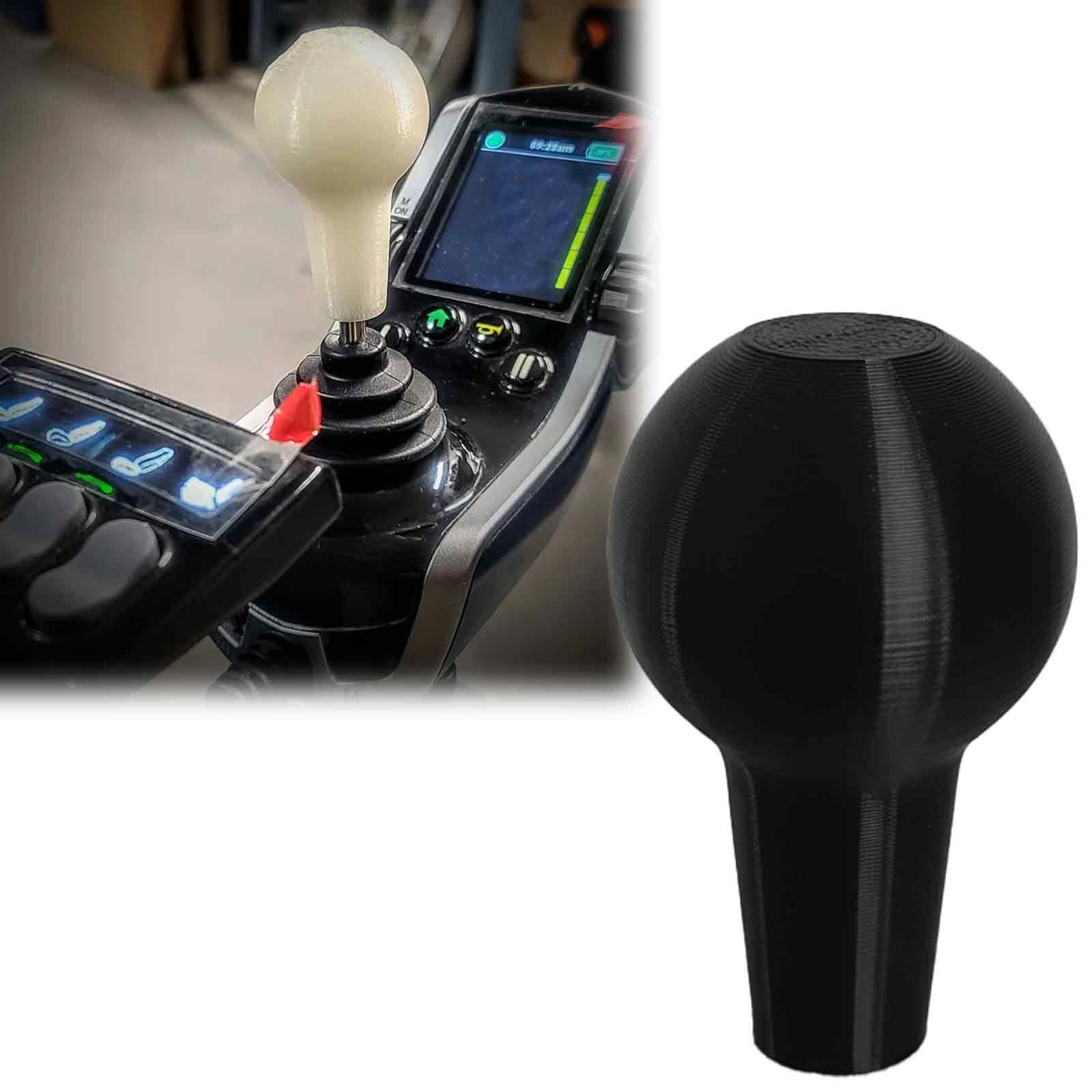 Power Wheelchair Ergonomic Joystick Knob Compatible with Pride, with Quantum, with Hoveround, with Quickie, Permobil - It Measures 1.25 inches in Diameter and 3 inches in Height. (Black)