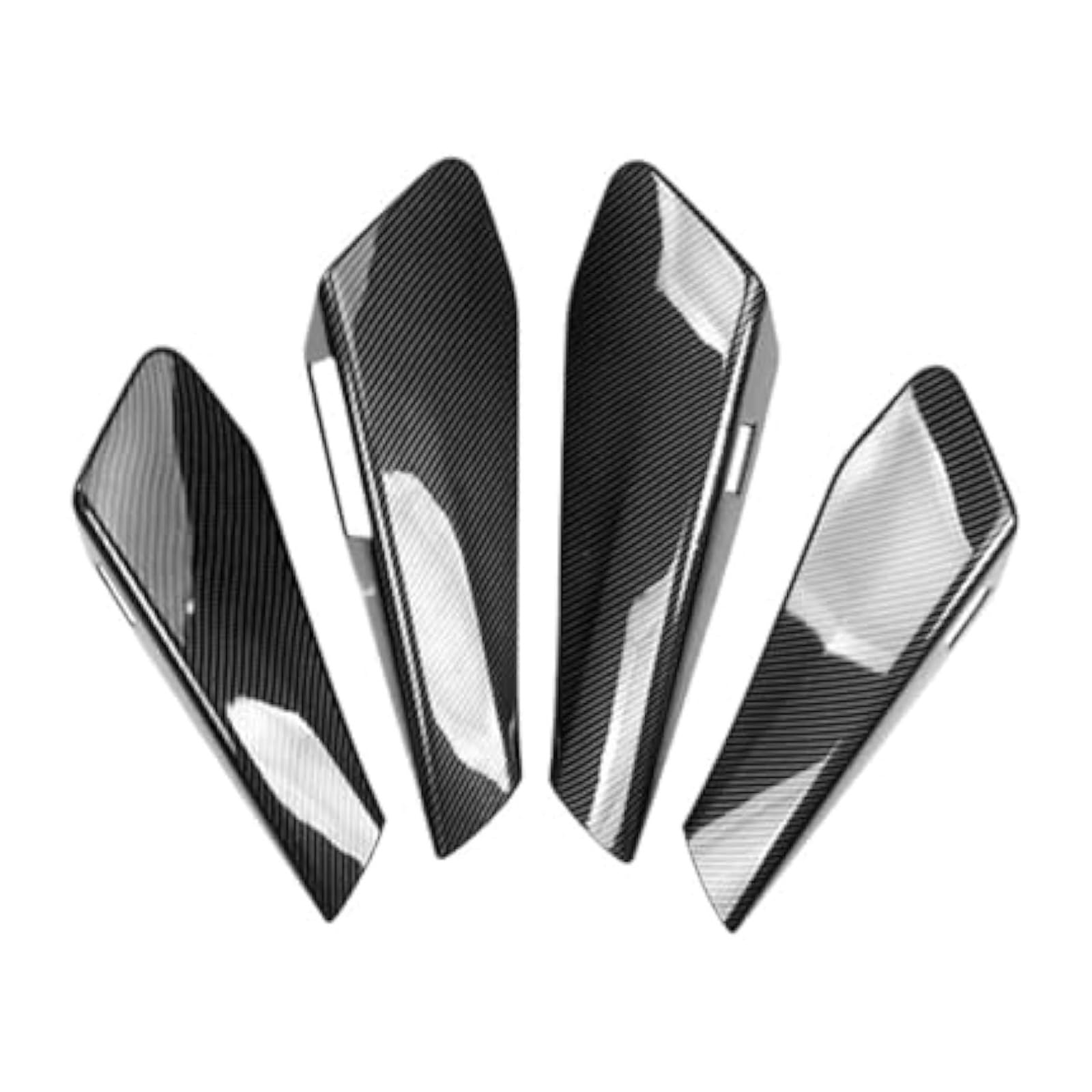 FANGZIQQ for VW ID.4 .3 RHD LHD Model Car Door Handle Armrest Trim Window Lift Panel Cover Protector Car Inner Door Handle(Lhd Bright)
