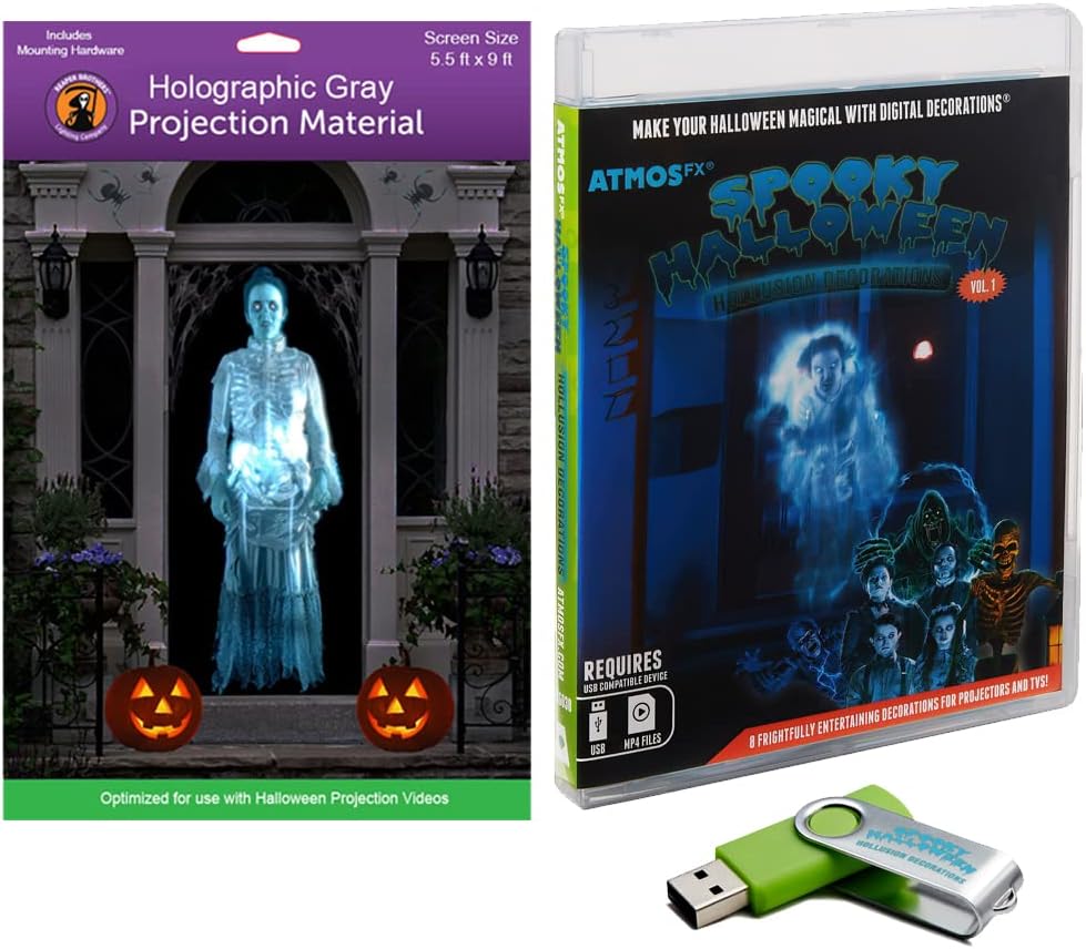 AtmosFX® Spooky Halloween Hollusion Digital Decoration Kit