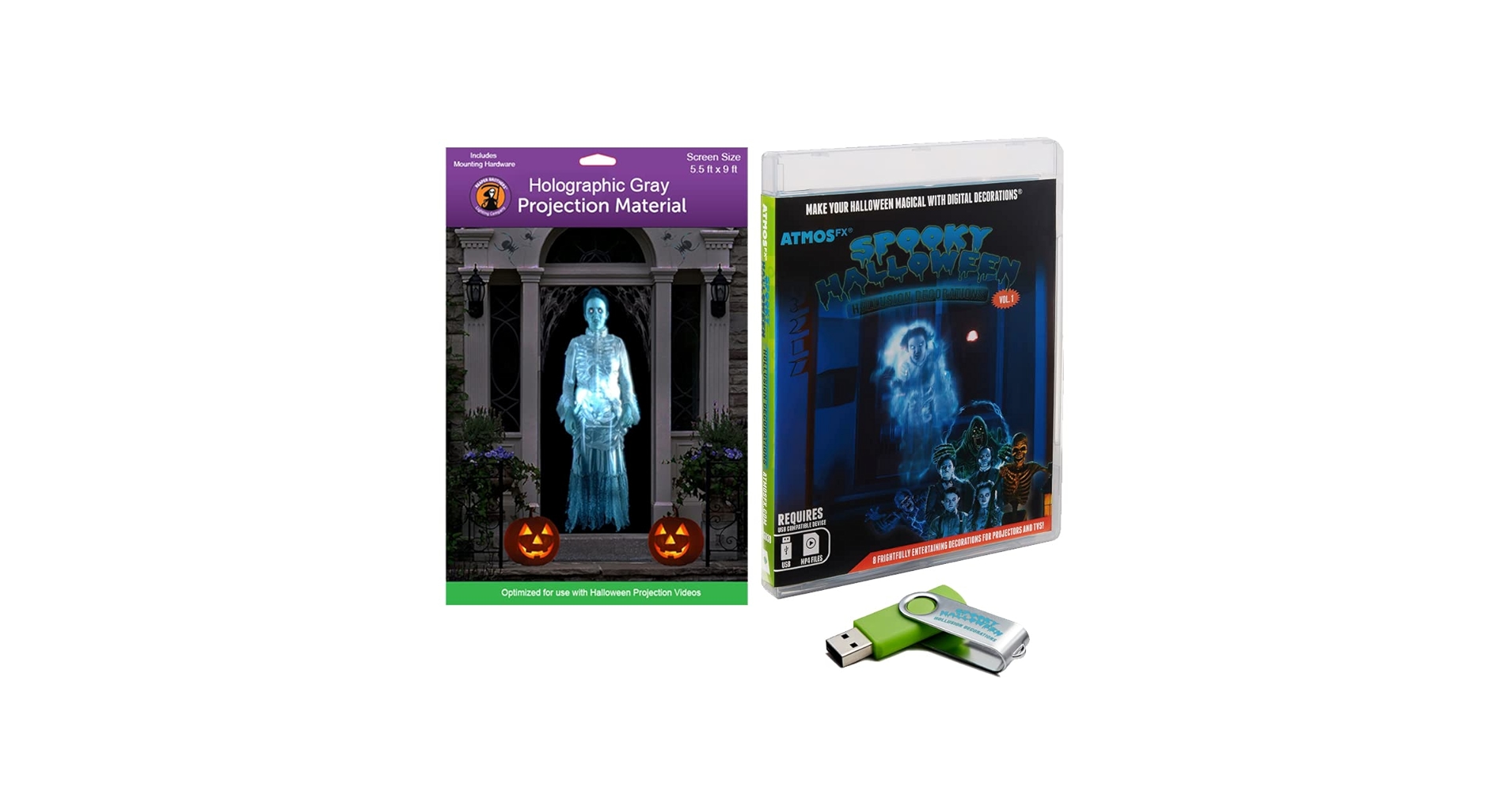 Amazon.com: AtmosFX® Spooky Halloween Hollusion Digital