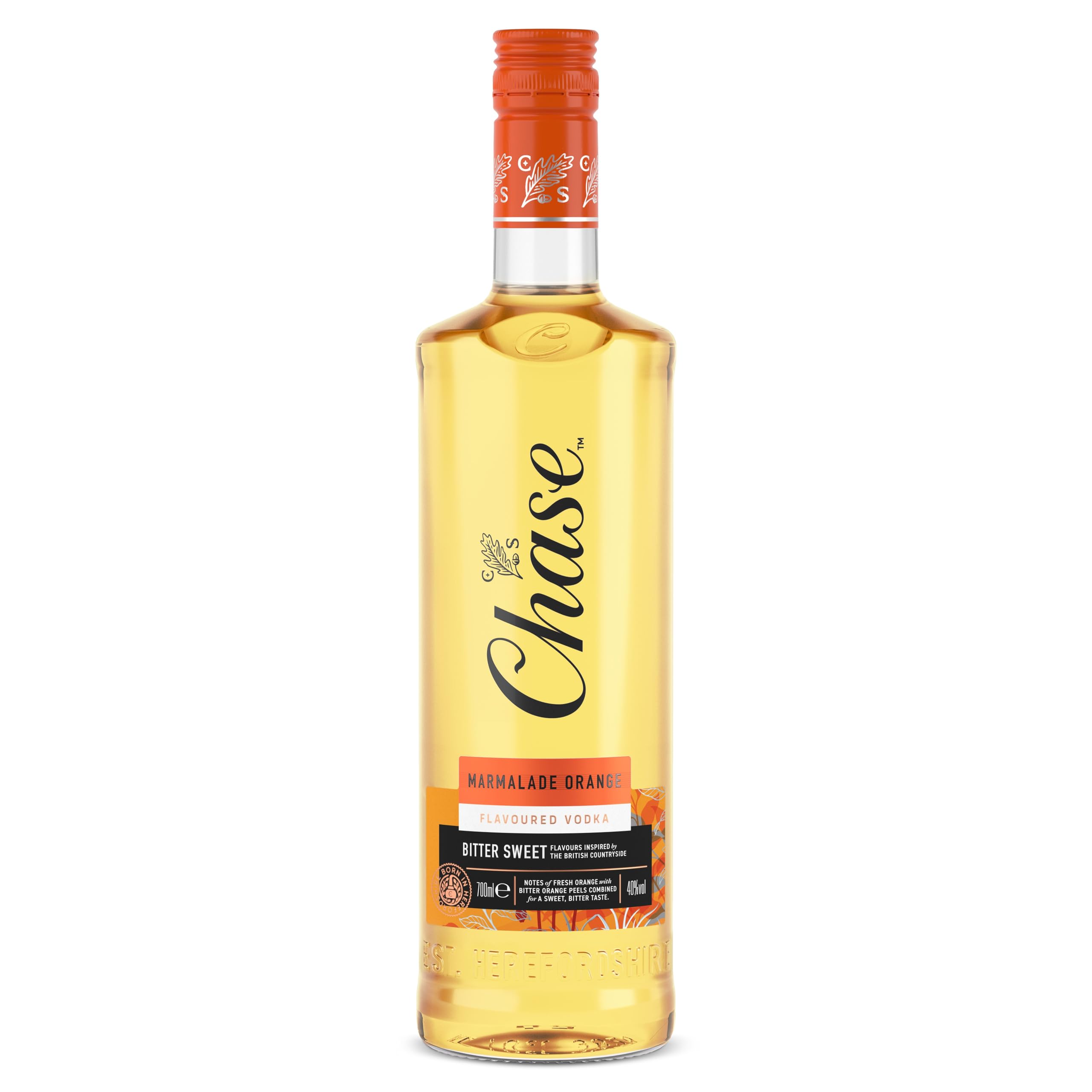 Chase Marmalade Orange Vodka | 40% vol | 70cl | Inspired by the Wild | Sweet Bitter Orange | Enjoy as a Vodka & Lemonade or in Cocktails