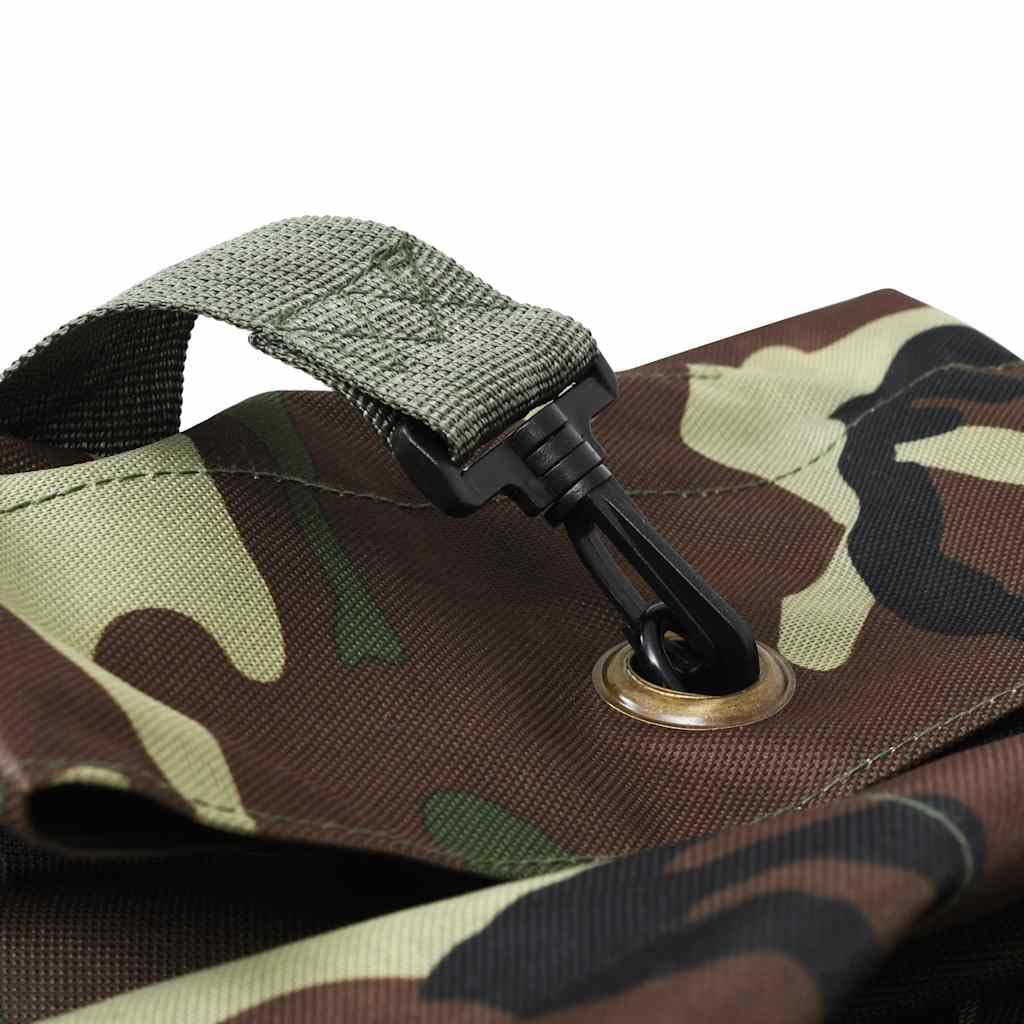 Seesack Armee-Stil 85 L Camouflage mit verstellbaren Schultergurten, seitlichem Tragegriff, wasserdichtem Oxford-Gewebe, ideal für Camping, Outdoor, Reisen, Sport, Wanderungen