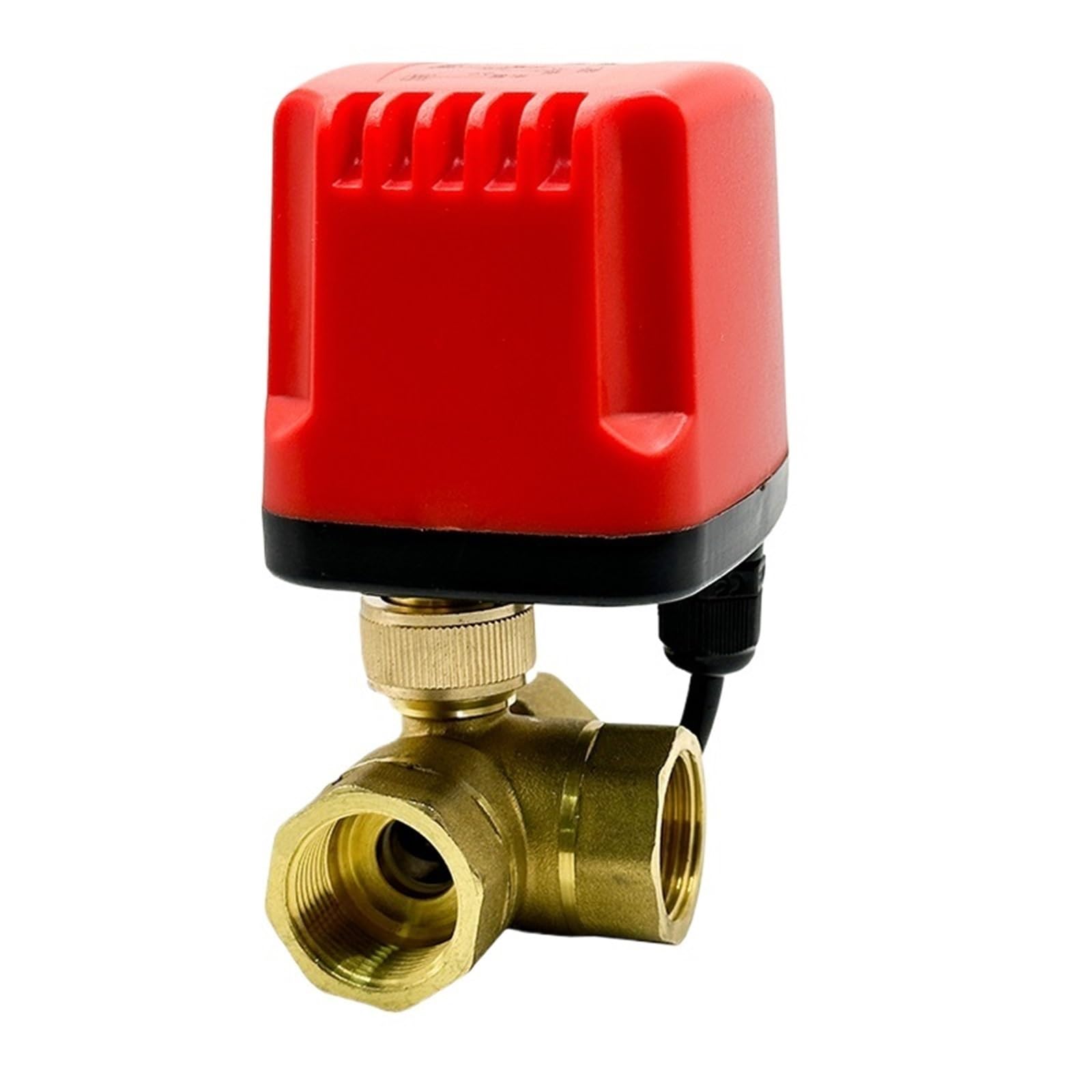 Vanne motorisée 3 voies étanche résolvant les problèmes de dérivation de fluides 12V