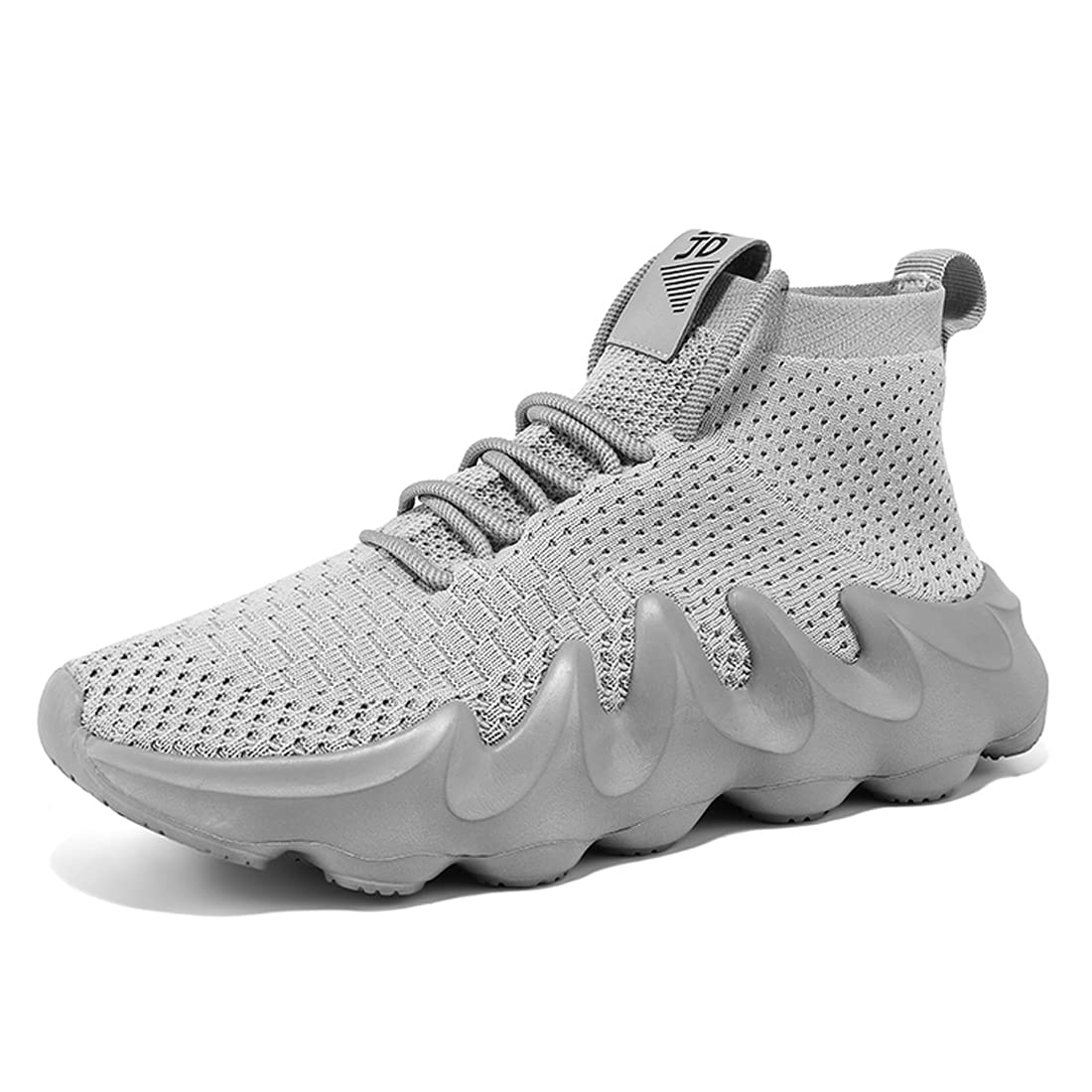 Men's Blade Sneakers Running Shoes Mesh Breathable High Top Lightweight Walking Casual Shoes