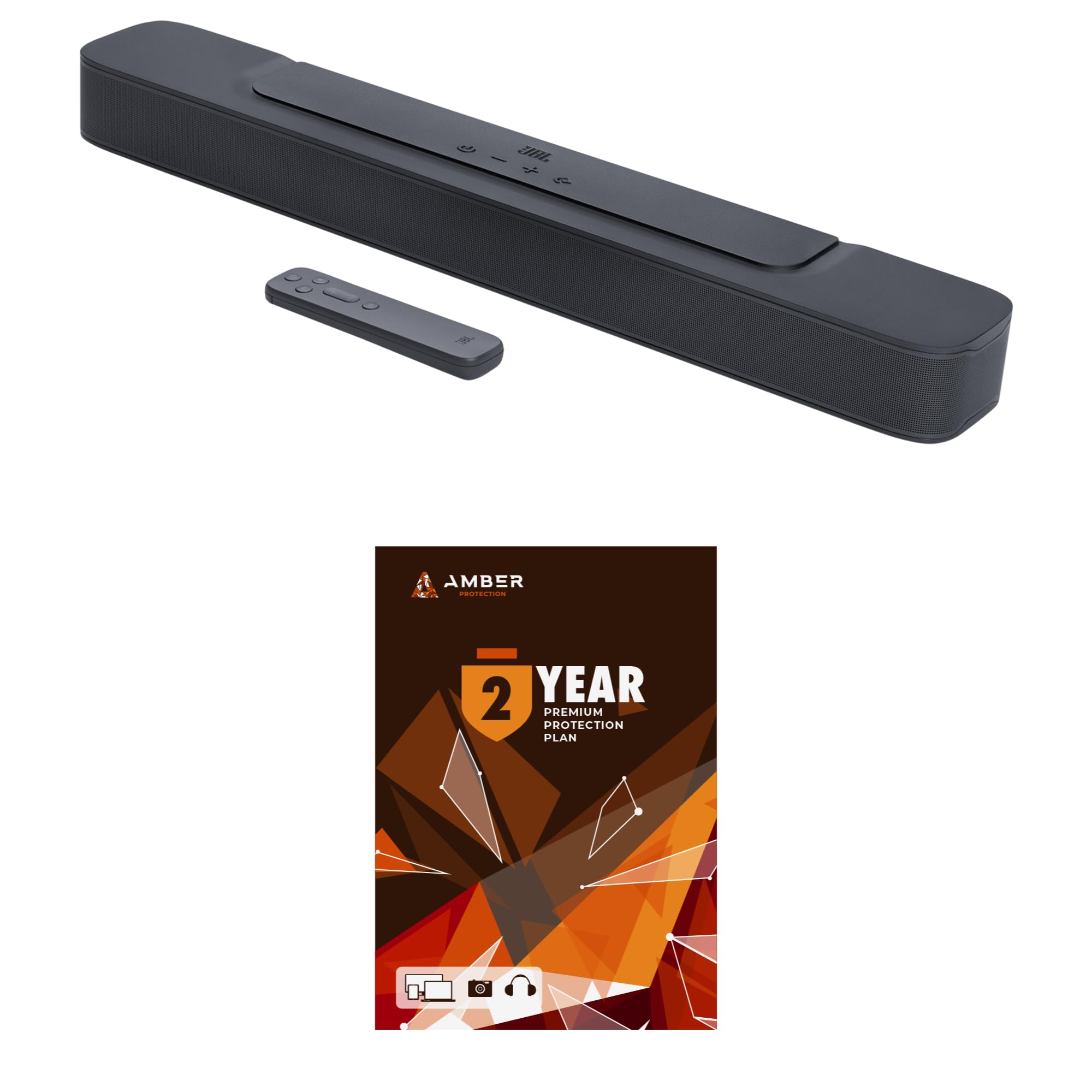 JBLBAR-2-0-ALL-IN-ONE-MK2 Compact 2ch Soundbar with Dolby Digital and 2 Year Amber Protection Plan (2022)