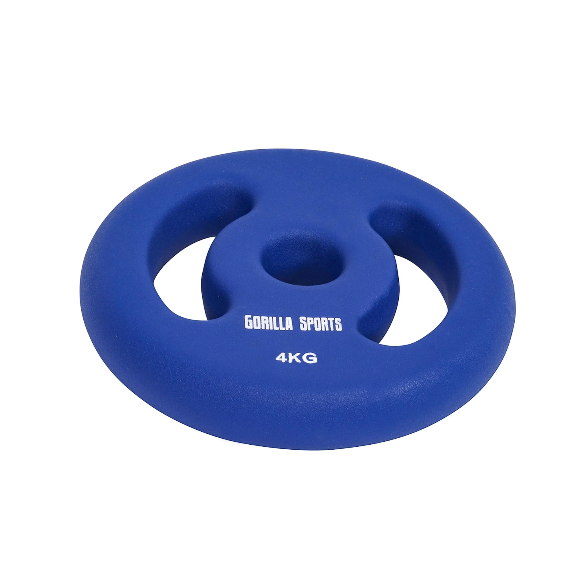 Gorilla Sports® Dischi Pesi - Set di 2, 2x1kg, 2x2kg, 2x3kg, 2x4kg, 2x5kg, Ø 30 mm, Ghisa, Rivestito in Neoprene - Pesi Palestra, Disco Peso, Piastre per Bilanciere e Manubri, Fitness