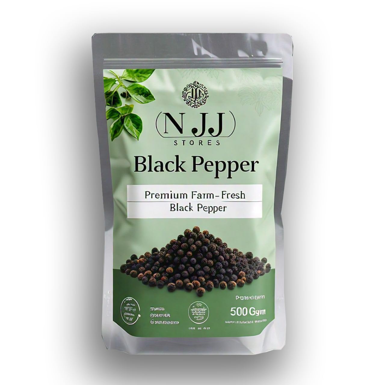 NJJ Premium Farm-Fresh Black Pepper Whole 500gm (B0D93TPJYG) Amazon Price History, Amazon Price Tracker