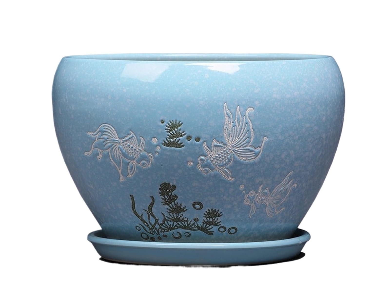 guiling-1986 Pots for Plants Ceramic Flower Pots Suitable for Indoor Plants Such as Flowers Green and Succulents Flower Pot