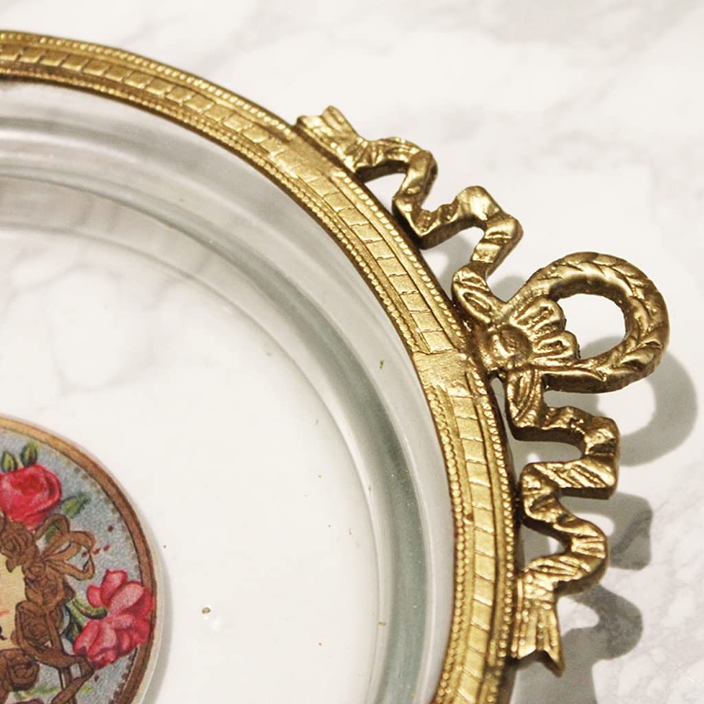 Jabonera Autodrenante De Latón Nórdico,Estilo Retro,Creativa,para Interiores,para Lavabo,Baño,Cocina,Caja De Almacenamiento De Joyas,Escurridor De Jabón(A)