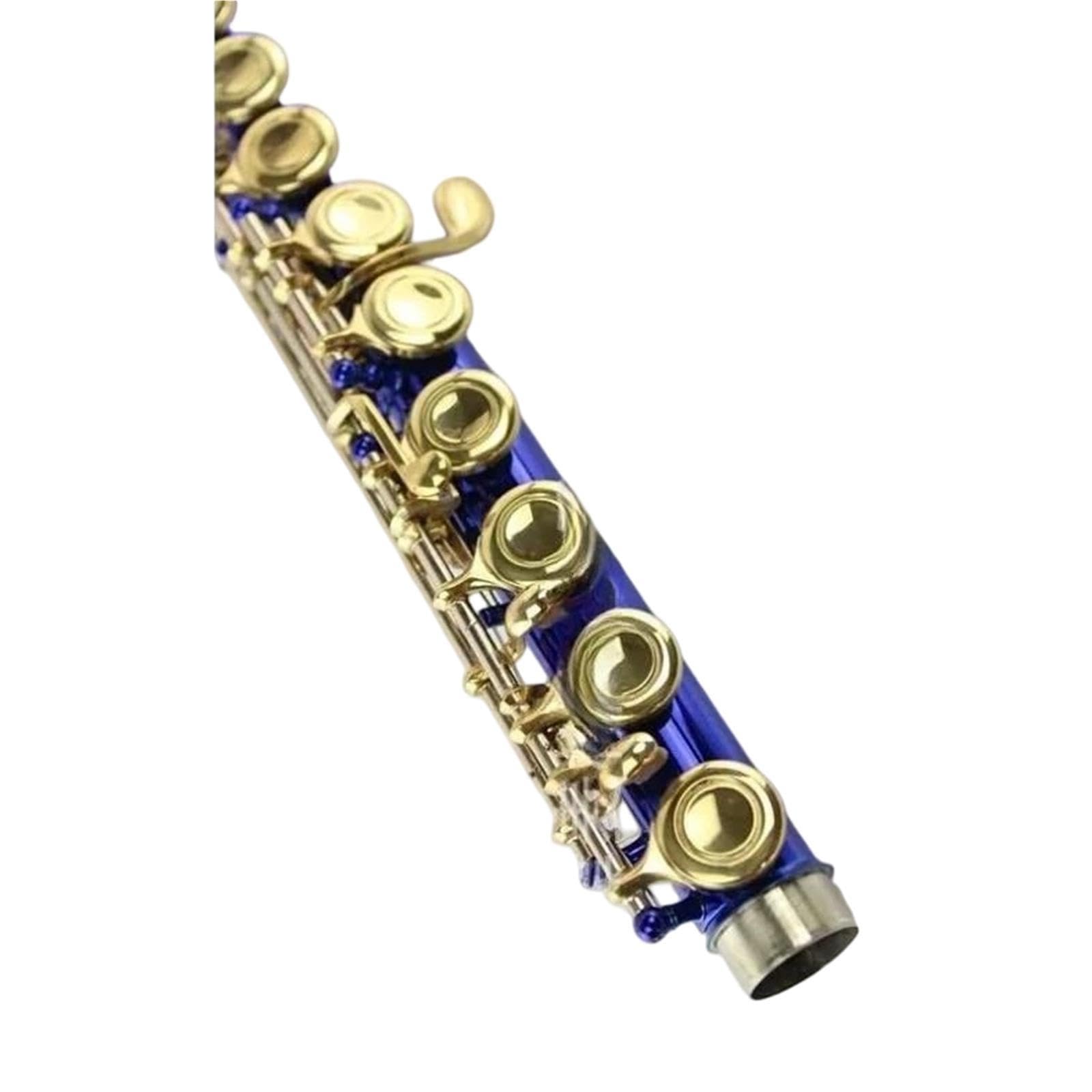 Flute Instruments Profesjonalny flet C z 16 otworami i zamkniętym otworem