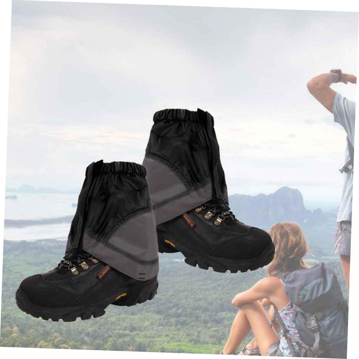 Toddmomy 2 Piezas Polainas De Nieve Investigación Al Aire Polainas Al Aire Polainas De Montaña Protectores De Zapatos Polainas De Senderismo Impermeable Botas De Montaña Hombre