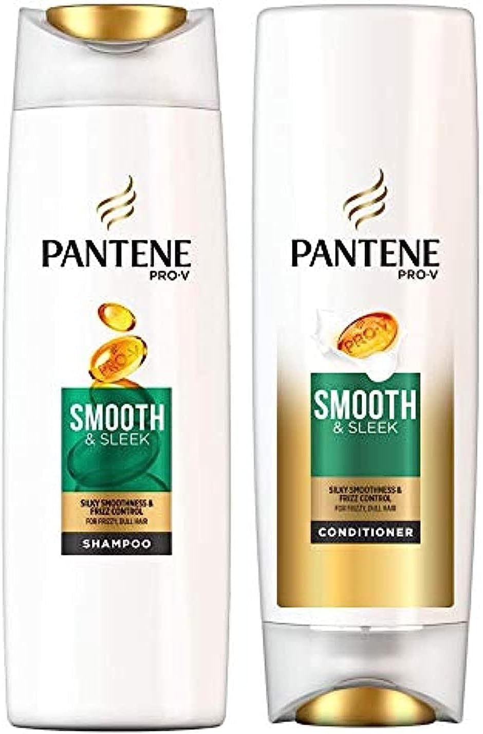 Pro-V Smooth & Sleek Shampoo & Conditioner Set, 500ml and 350ml