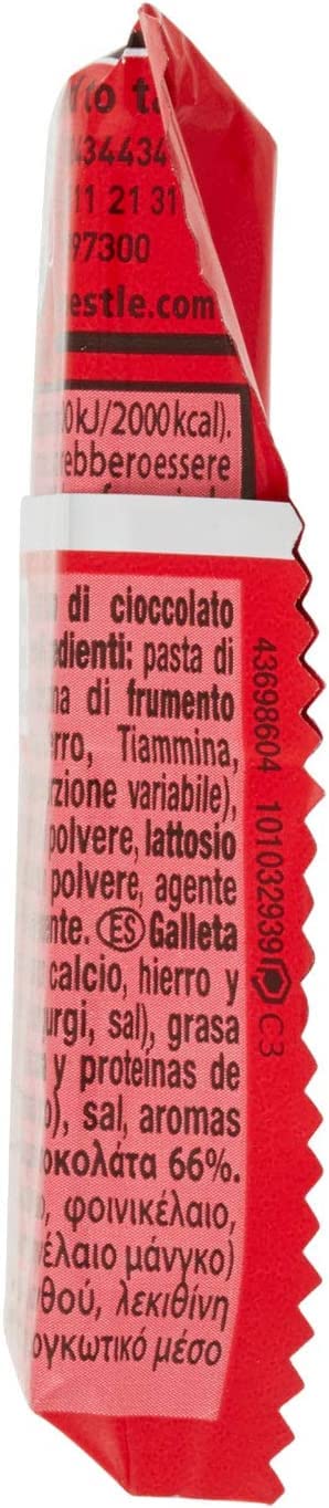 Italian Gourmet KIT KAT 4 Finger Dark, barretta fondente 66%, 72 x 41,5g | Knusprige Waffel mit Kakaoüberzug; snack al cacao porzionato per feste, Gesamtnettogewicht 2,988 kg + Kostenlos Polpa 400g