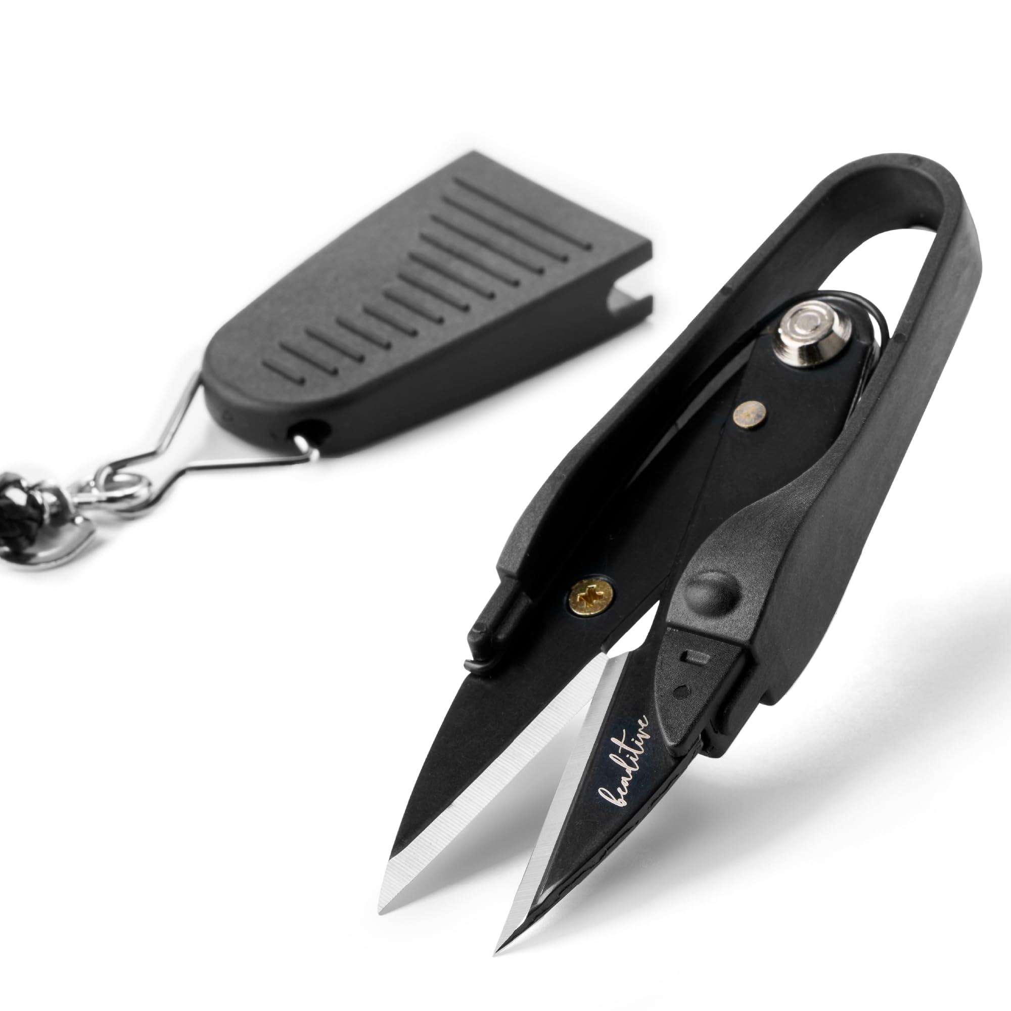 Beaditive Nigiri Thread Scissors High Carbon Steel Cap Strap Made in Japan