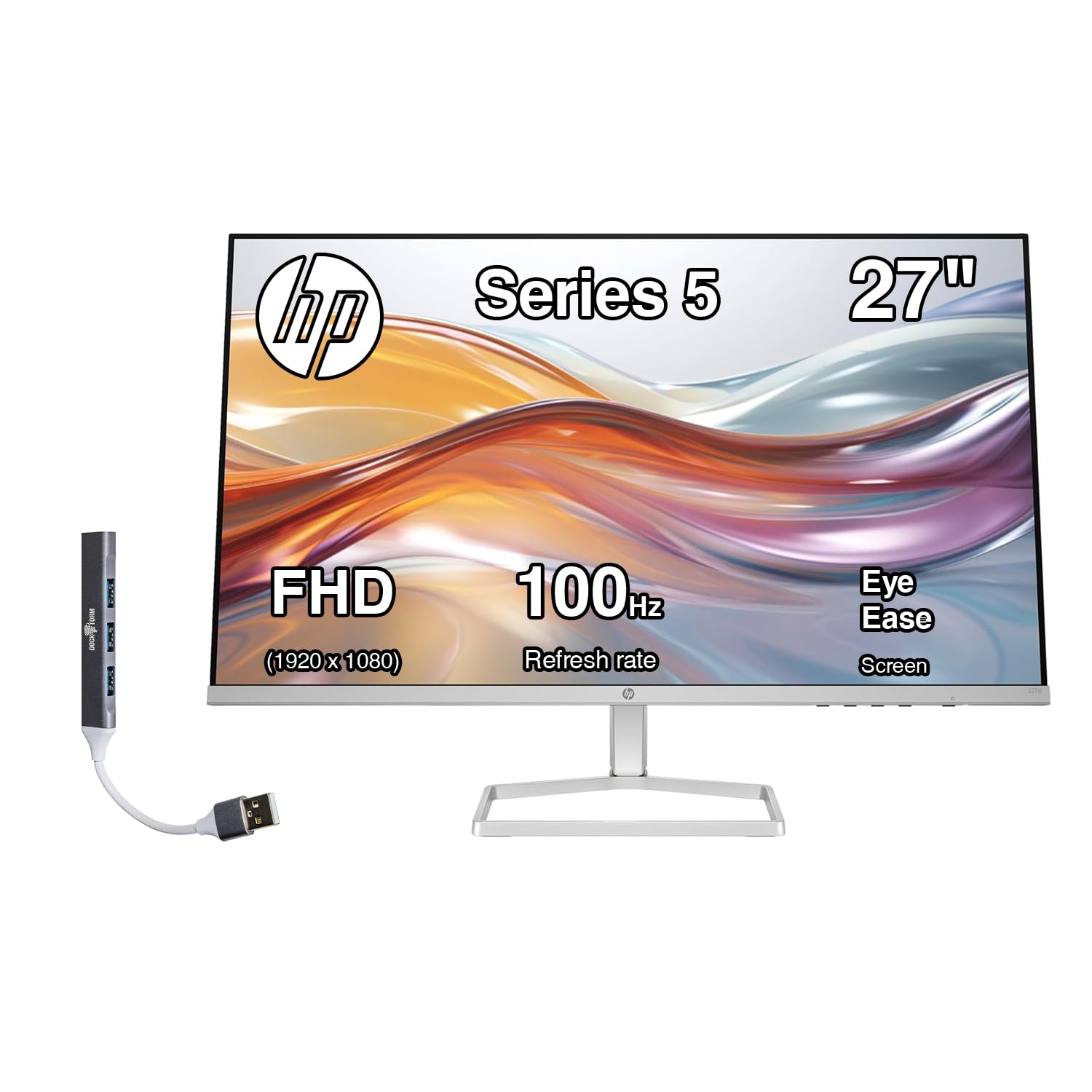 Amazon.co.jp: HP 27インチ 1080P コンピューターモニター シルバーと