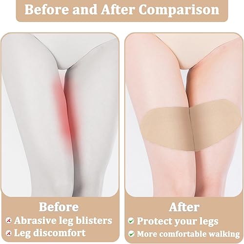 Miniatura 9 de Cinta de levantamiento de muslos, parche de fricción para prevención interior de muslos, cinta antirozaduras para la piel del muslo, parche adhesivo