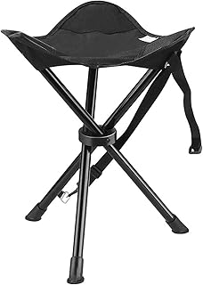AISHANBAIHUODIAN Przenośne krzesło stolecowe stolecowe z futerałem z futerałem na zewnątrz do odkrytego kempingu spaceru polowanie turystyczne wędkarstwo (Color : A)