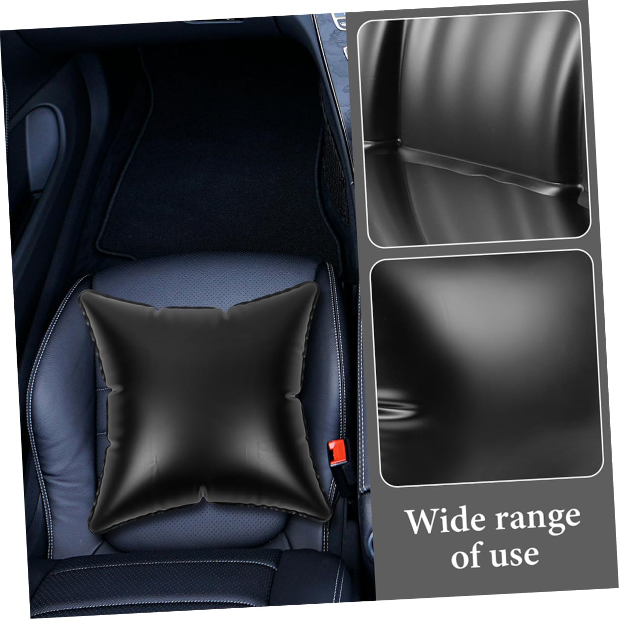 Amosfun 2 Piezas Almohada Inflable Almohada de Viaje Inflable inflar la de Viaje de Camping Decorativa para Avion Inserciones de cojín Inflable
