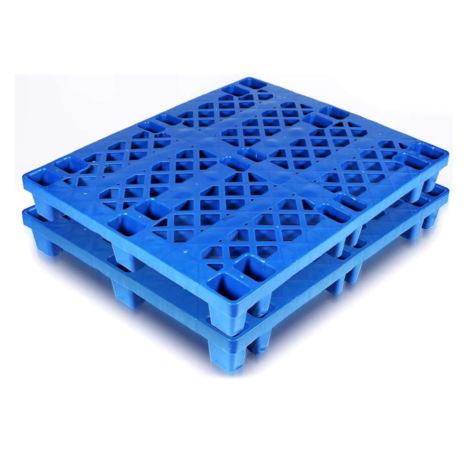 Palettes en plastique pour stockage industriel, palettes de sol robustes pour garage, entrepôt, supermarché et utilisation en extérieur