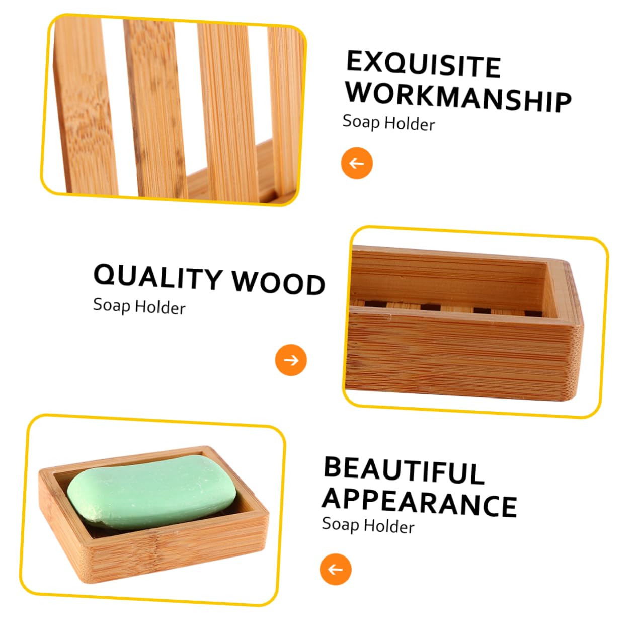 SOLUSTRE 1Pc Creative Holder Container Water Resistant Design for Optimal Drying Easy to Clean Unique Shape for Long Term Preservation for Bathroom Travel