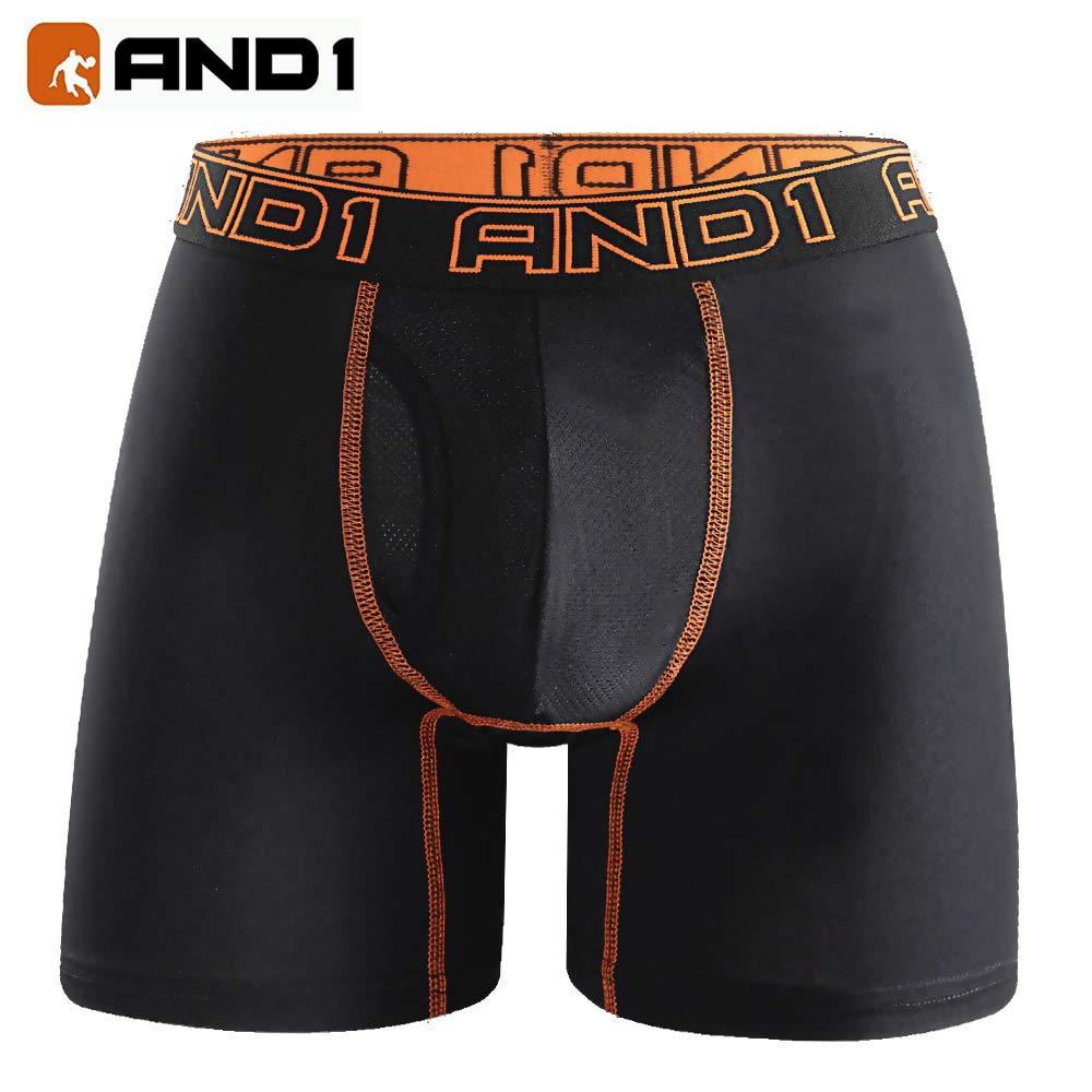AND1 Sport Boxershorts 5er Pack Unterwäsche Herren Unterhosen Männer Retroshorts Boxer Brief Sportunterwäsche Retro Pants Mit regulärem oder langem Bein