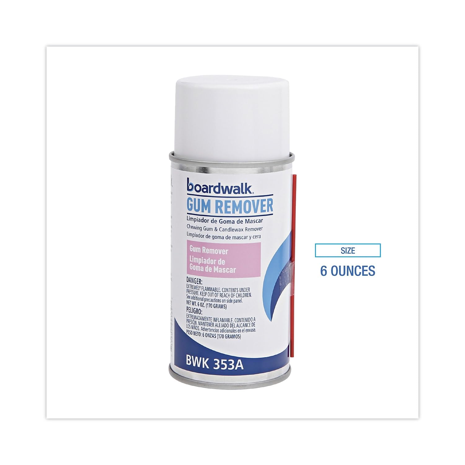 Boardwalk CP813BOARDWK 6 oz. Aerosol Spray Chewing Gum and Candle Wax Remover (12/Carton)
