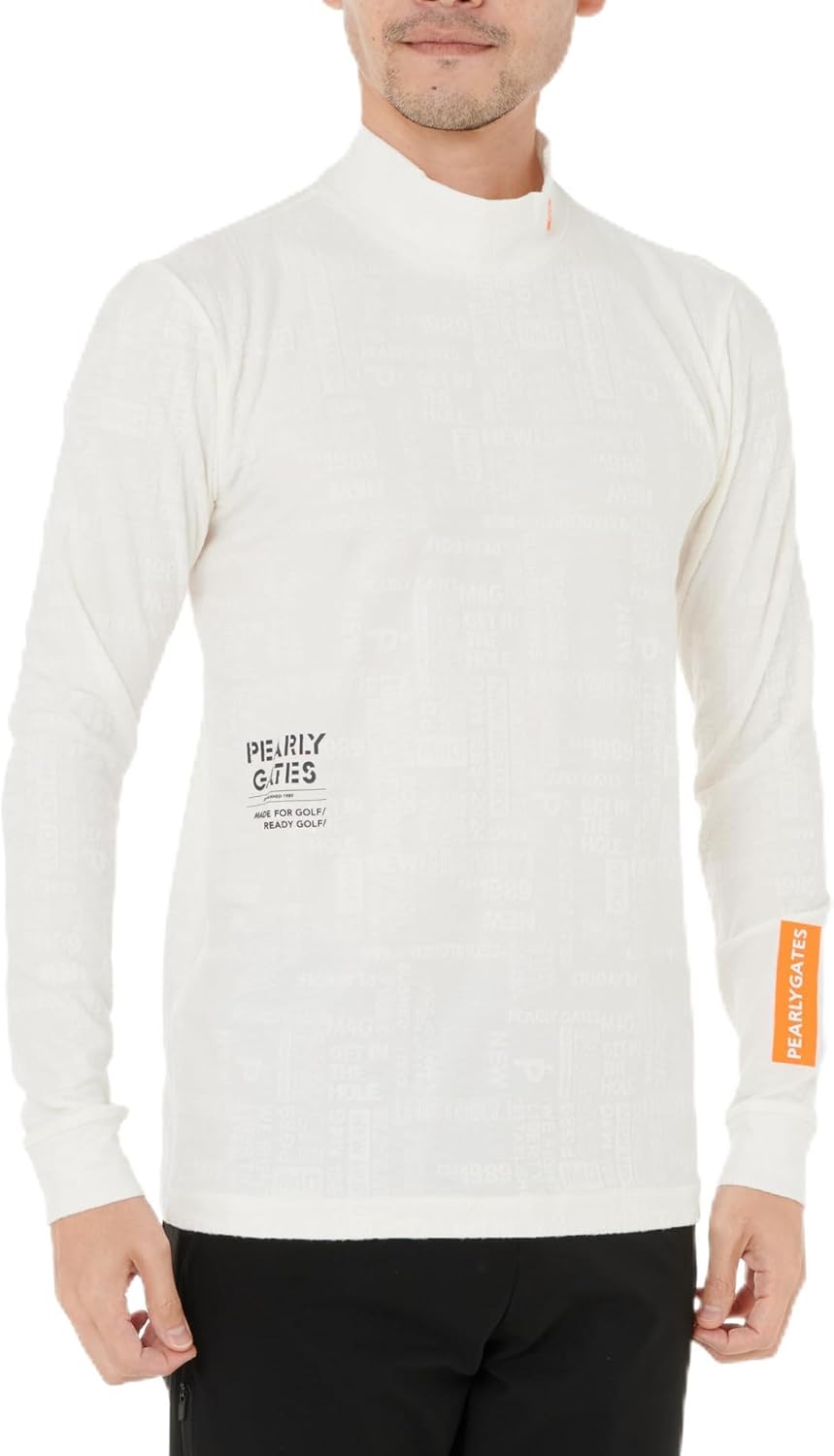 Amazon.co.jp: [パーリーゲイツ] メンズ 長袖 ハイネックシャツ (吸湿