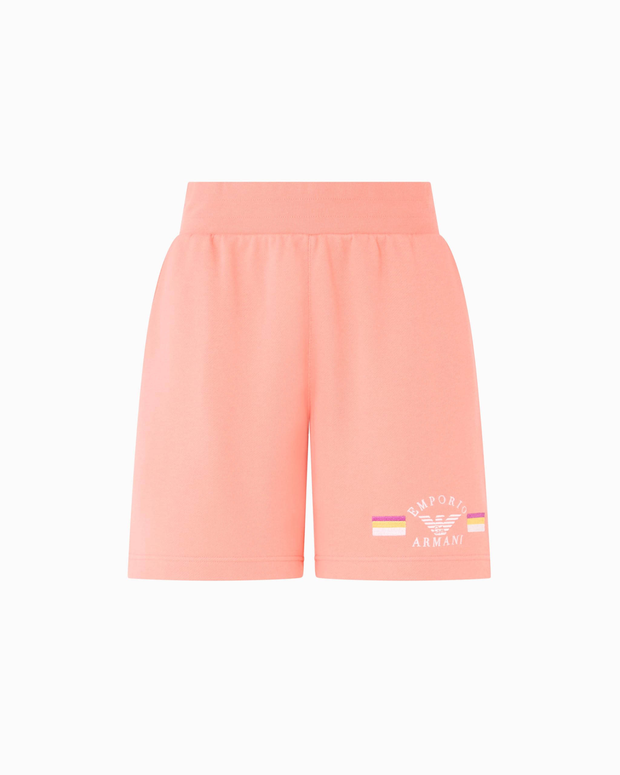 Emporio Armani Woman Light Terry Bermuda Short Pink M