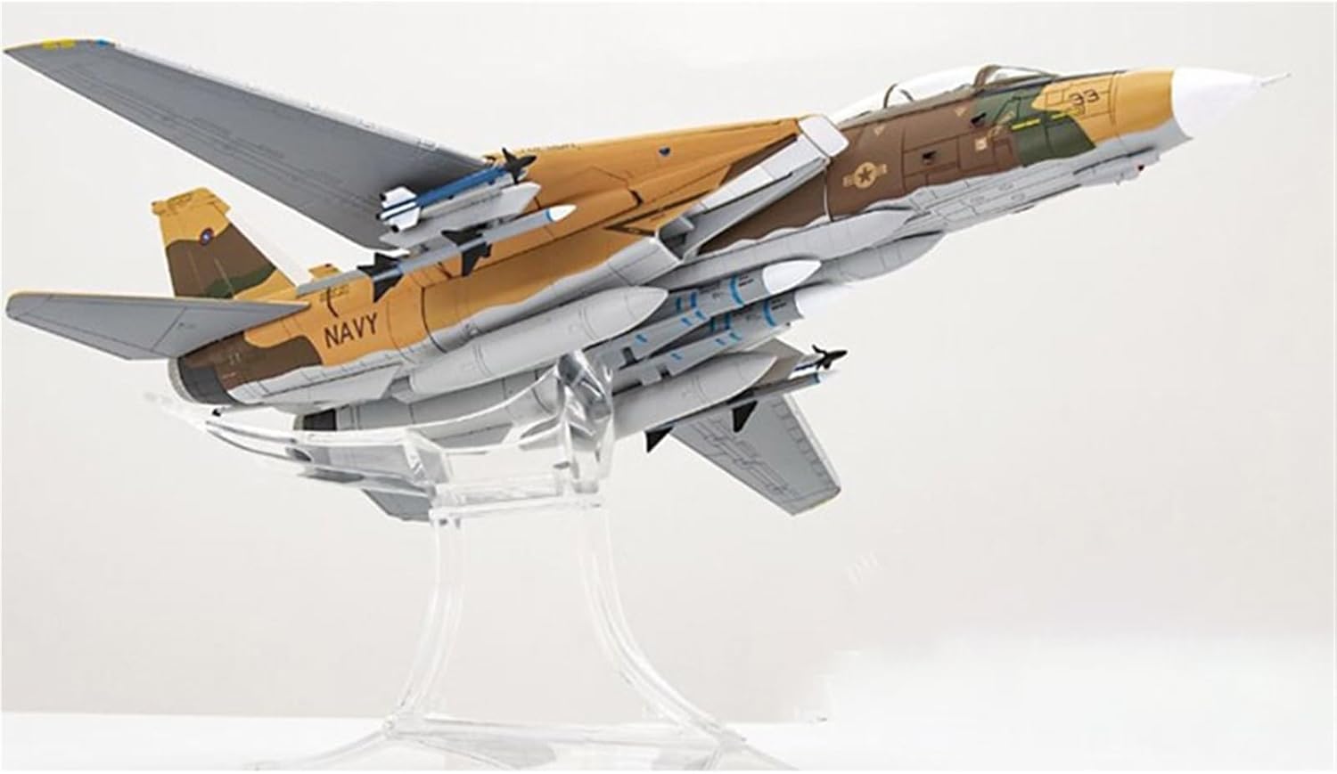 Die Cast 1 72 Scale for F14 F-14a Beautiful Gun 33 1996 NAS Miramar Ca Tomcat Fighter Model Toy Display Hobby Playgame Kit