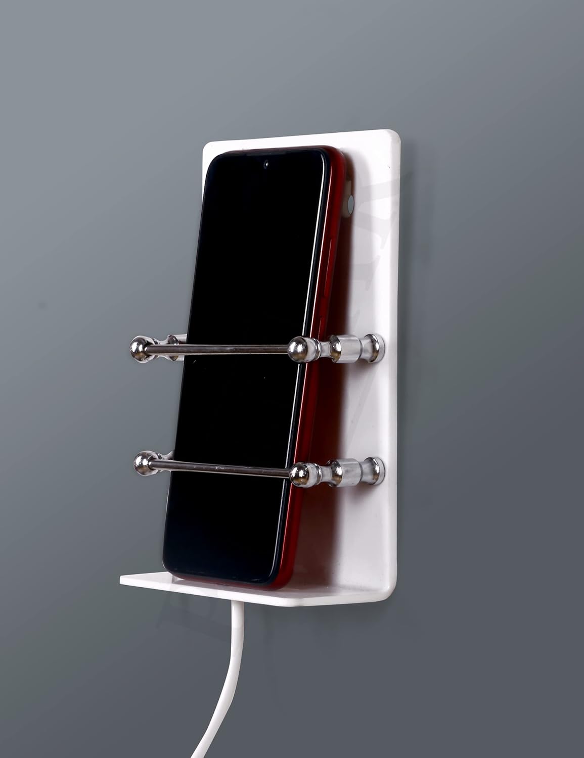 Buy Plnjar Anti Rust Acrylic Mobile Holder for Tv Remote Holder Wall