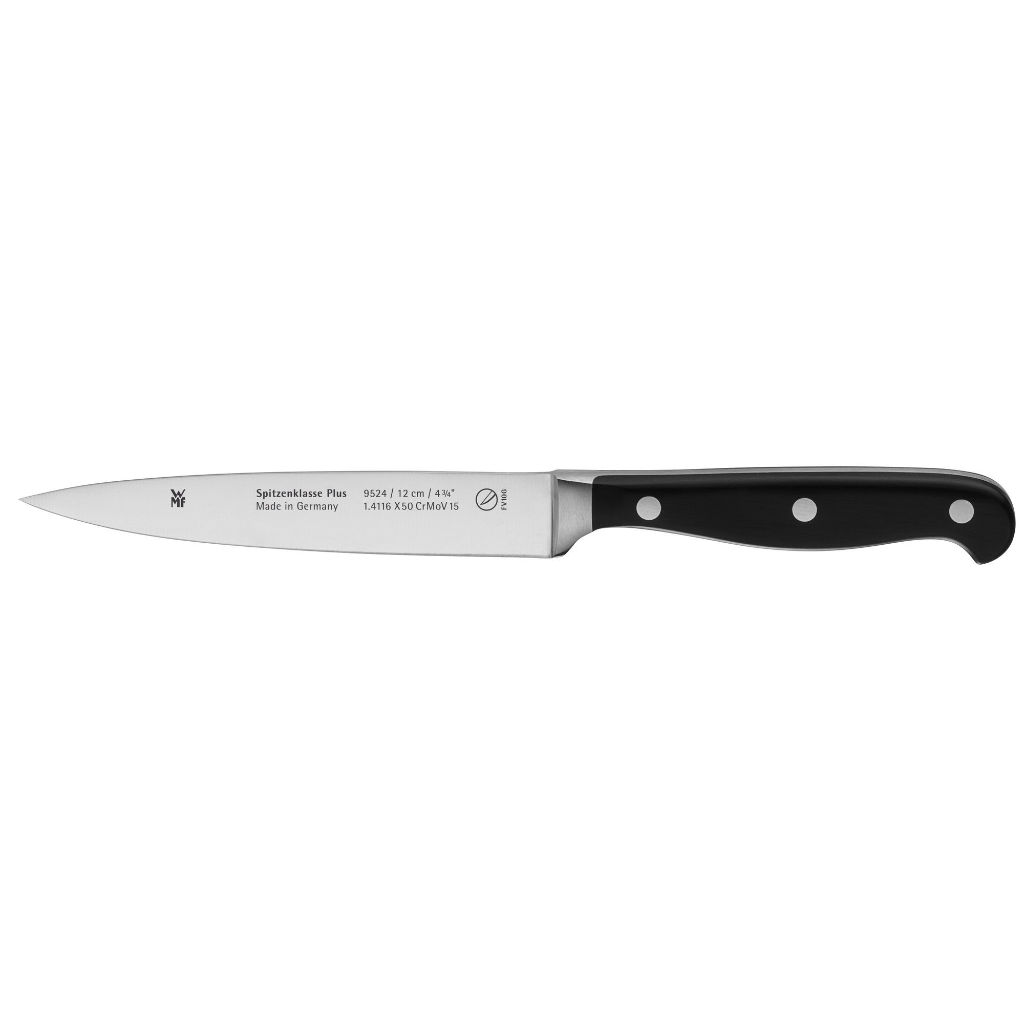 WMF Spitzenklasse Plus Spickmesser 22 cm, Made in Germany, Messer geschmiedet, Performance Cut, Spezialklingenstahl, Klinge 12 cm
