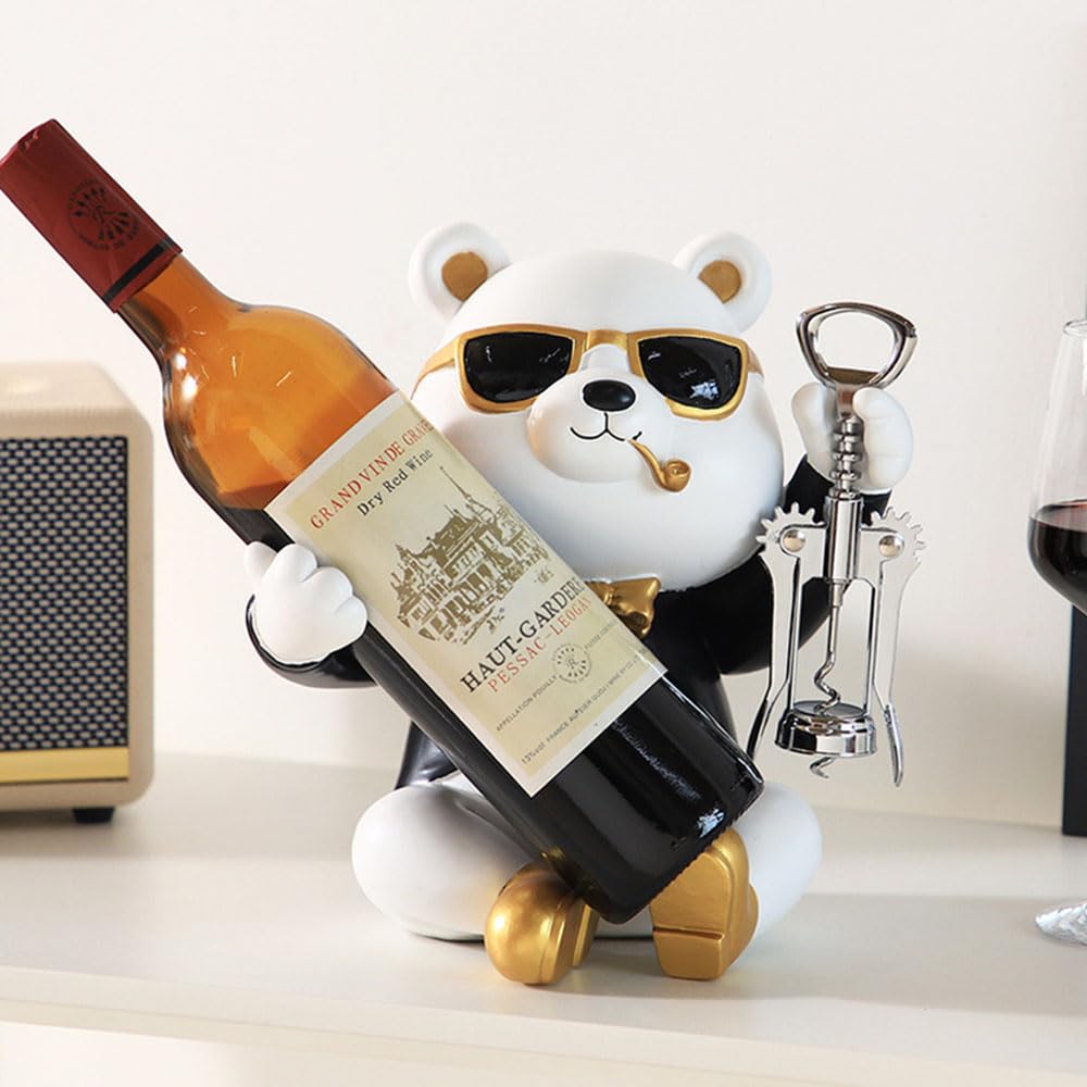 Amazon｜【2023新登場】酒ボトル陳列棚，可愛い置物あるア ワイン収納