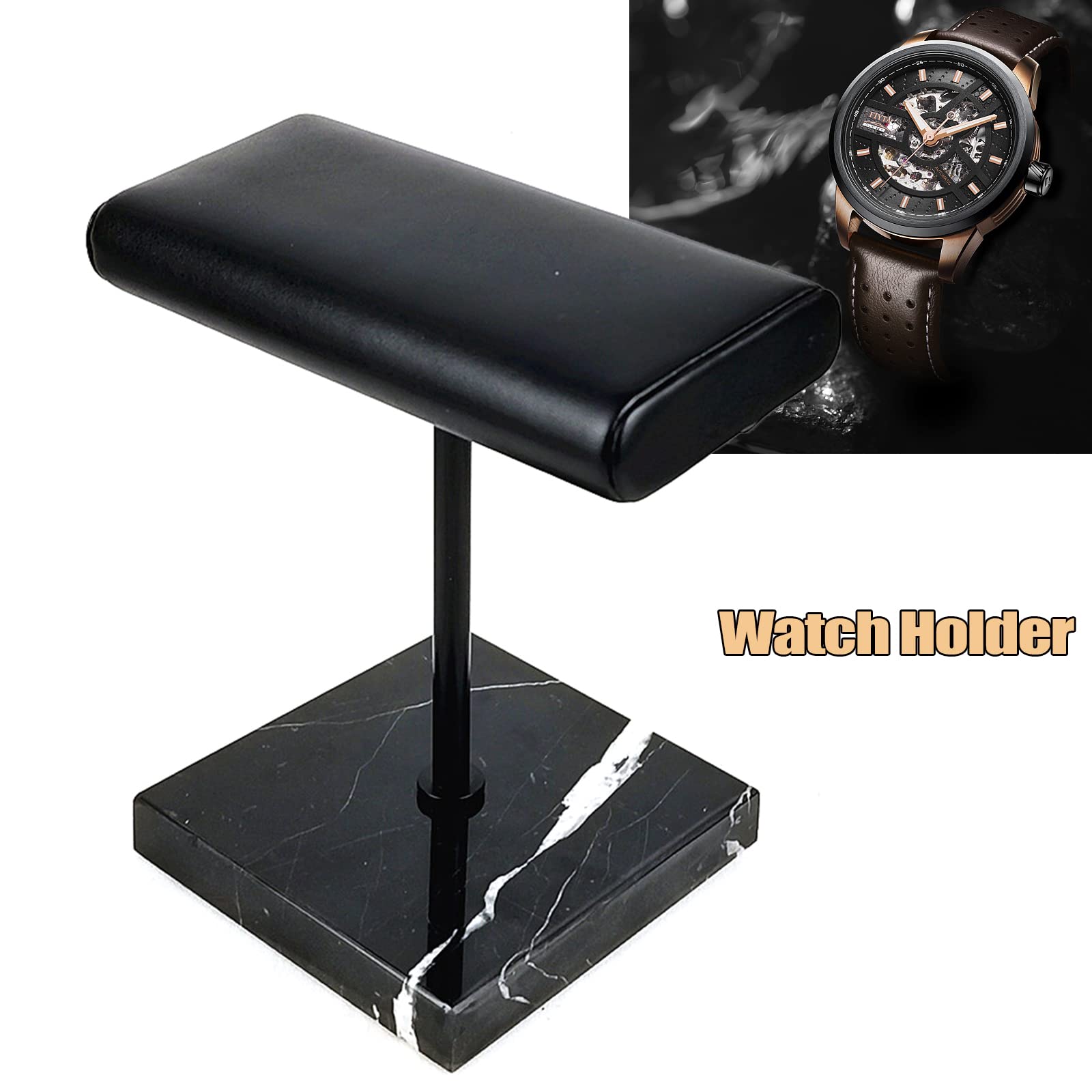 Soporte de reloj de mármol, soporte para joyas, soporte para
